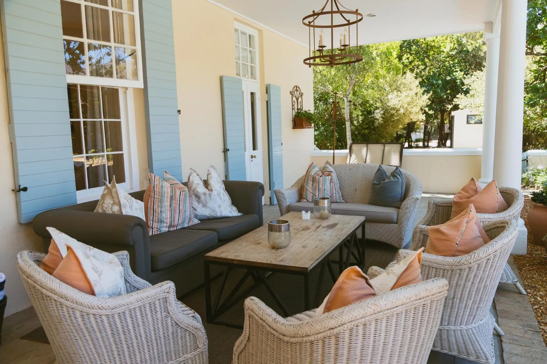 Patio in Auberge Clermont