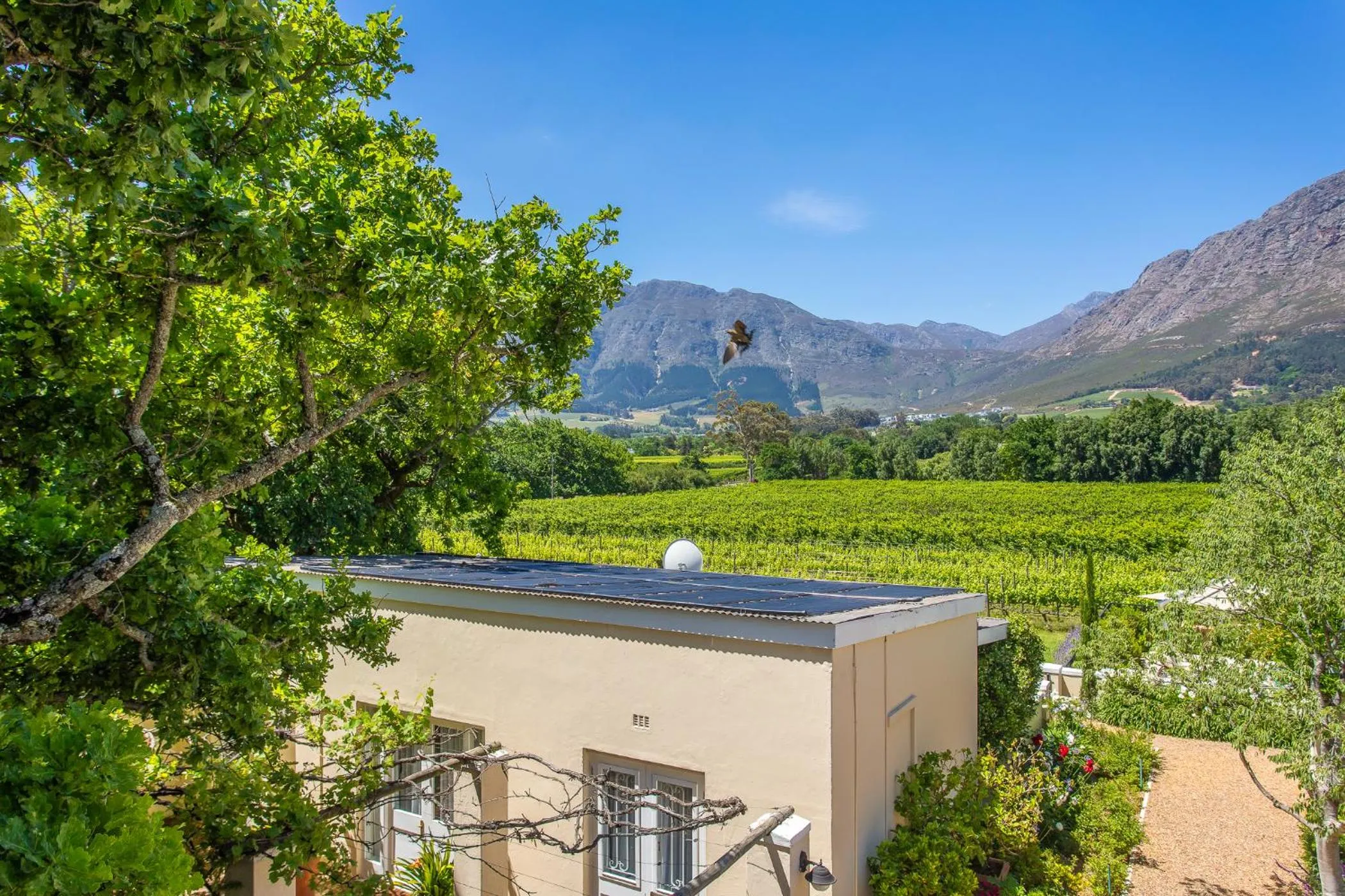 Mountain view in Auberge Clermont