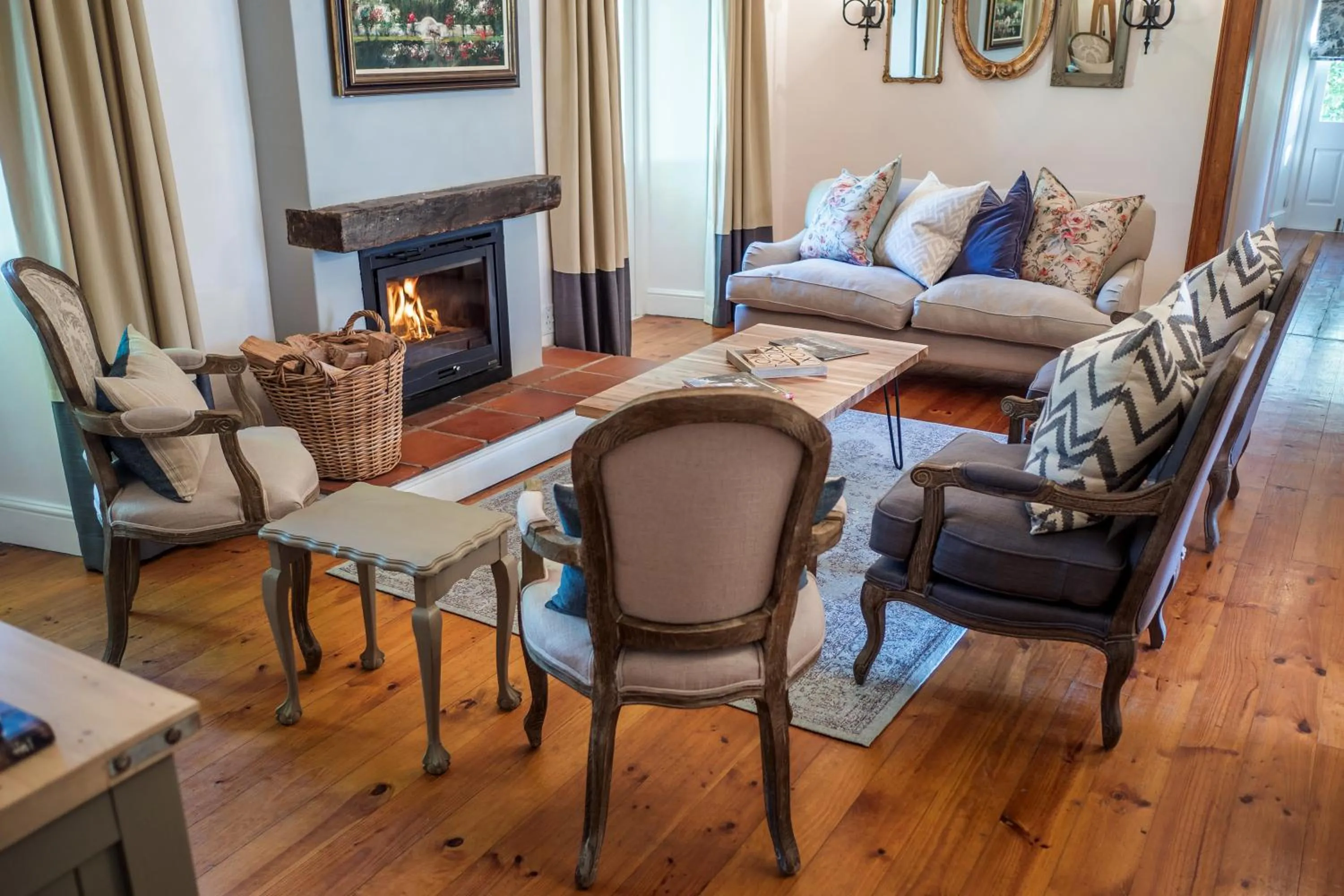 Living room in Auberge Clermont