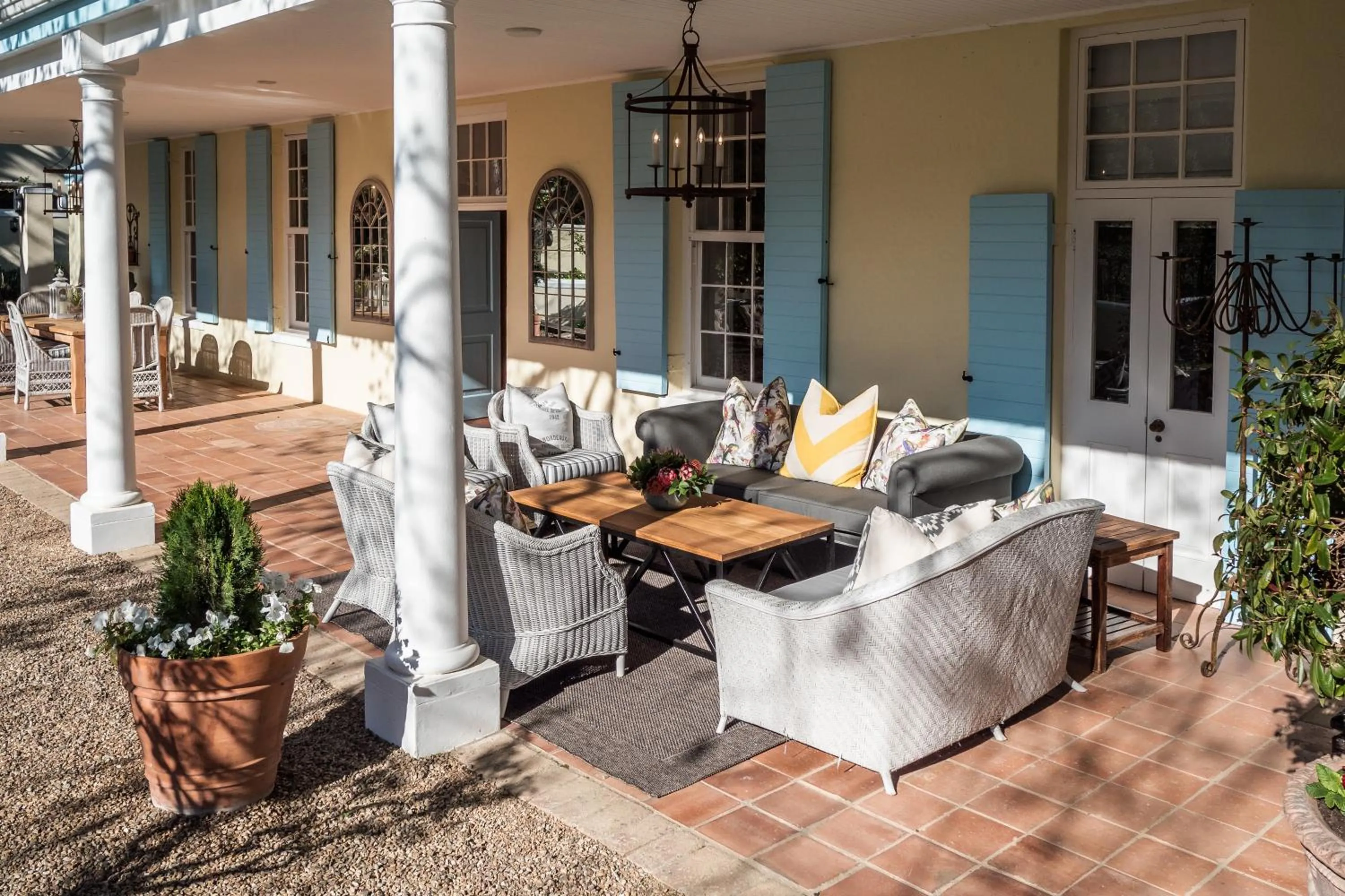 Patio in Auberge Clermont