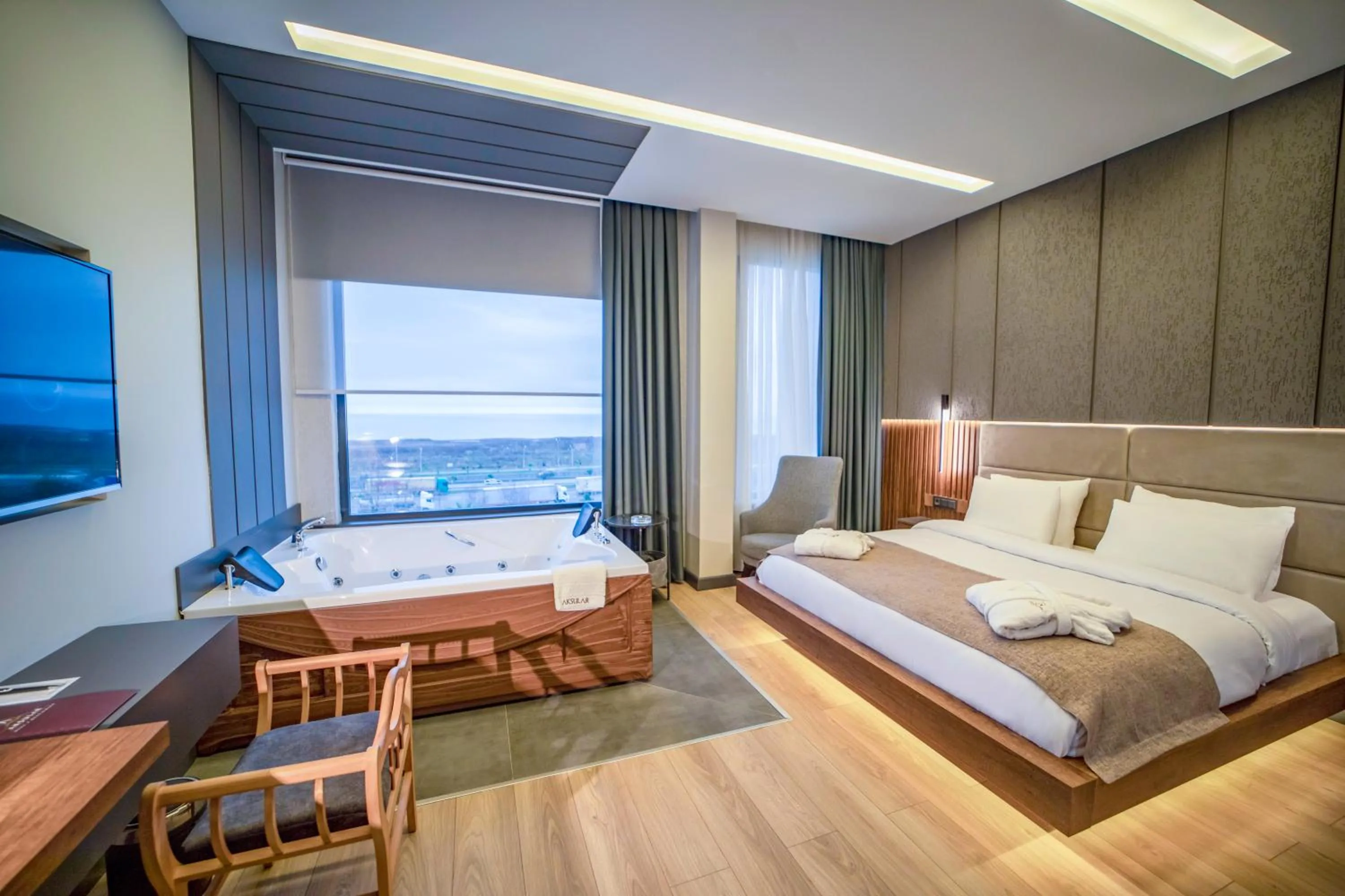 Bed in Aksular Hotel