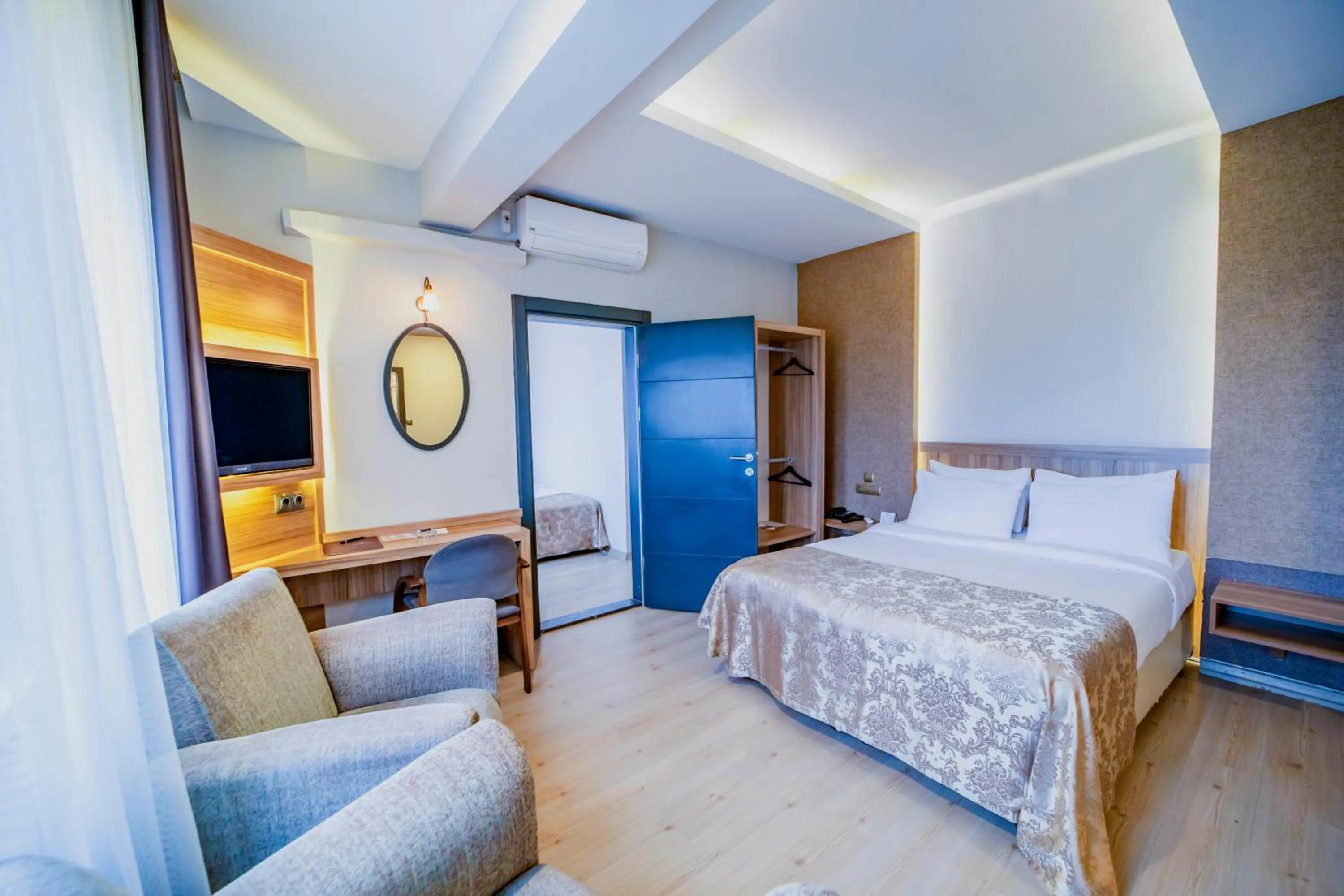 Bedroom, Bed in Aksular Hotel