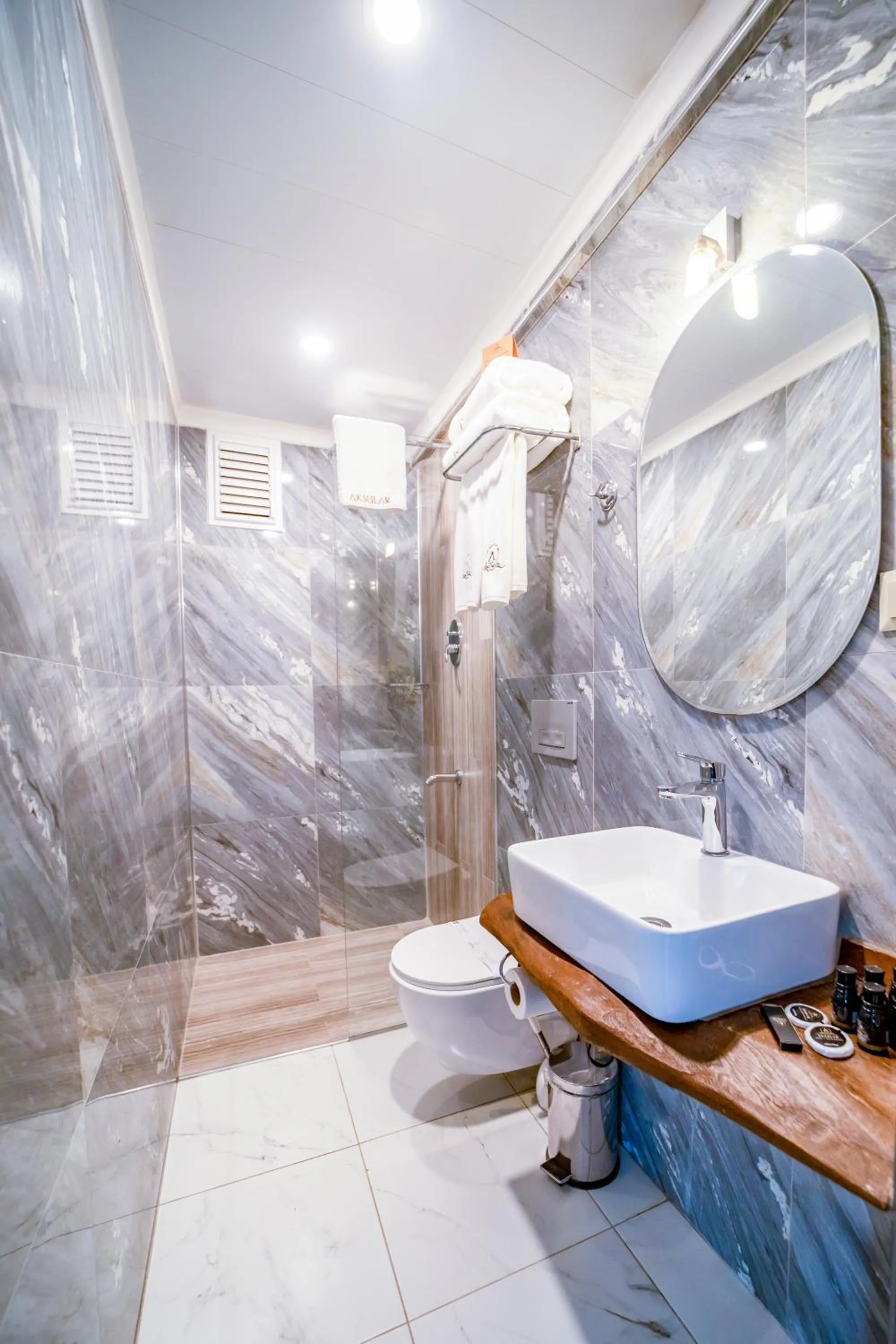 Shower in Aksular Hotel