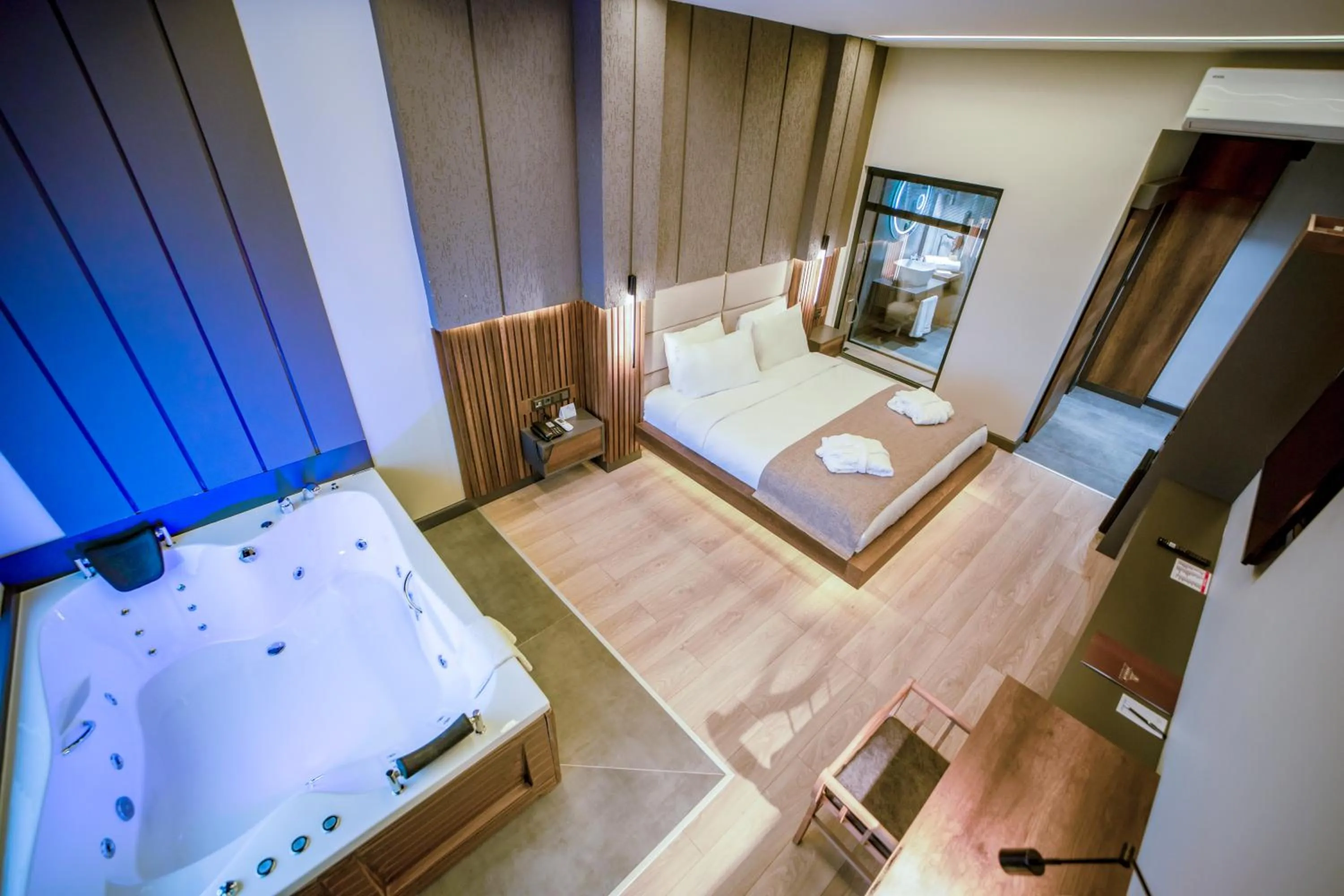 Bed in Aksular Hotel