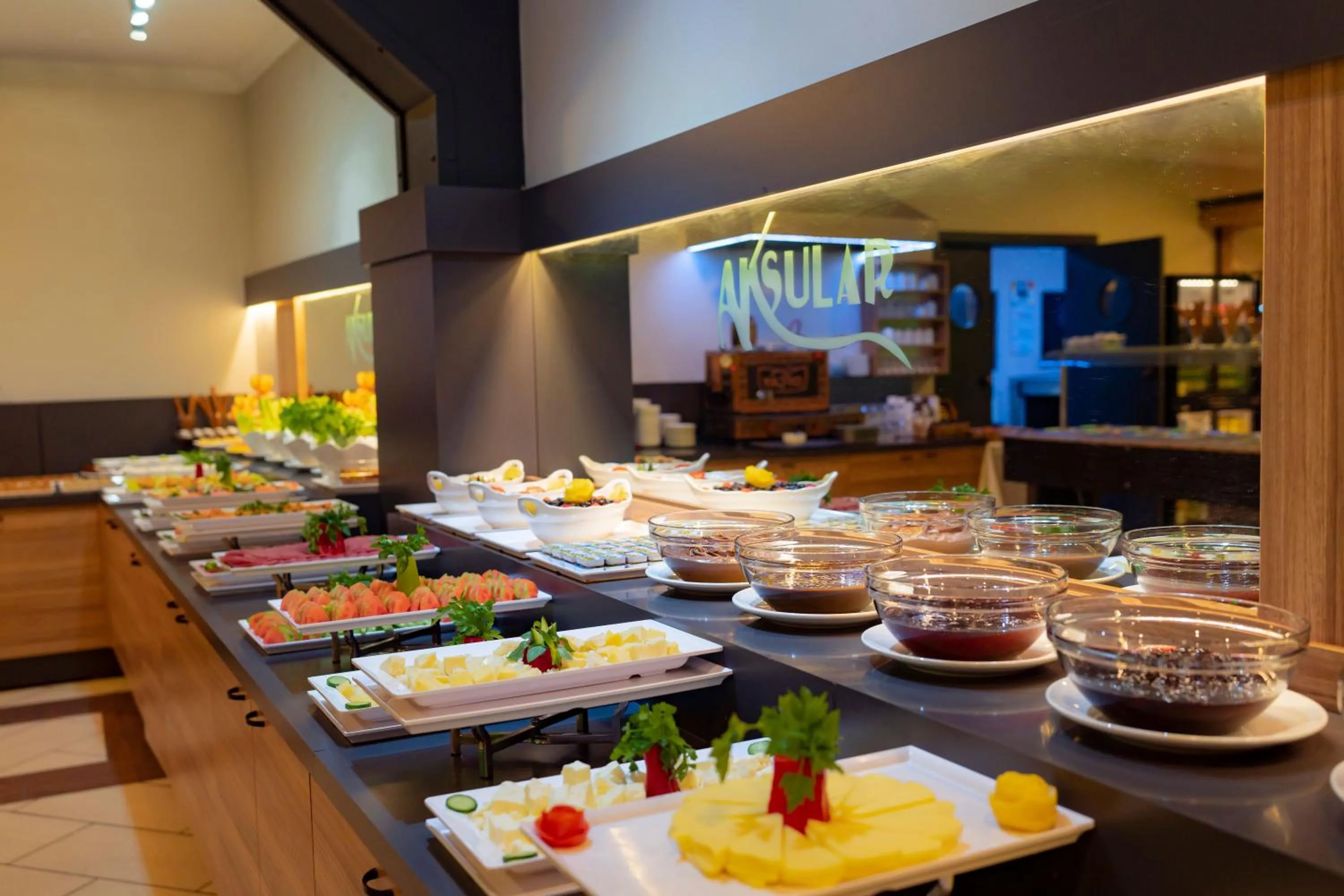 Food and drinks in Aksular Hotel