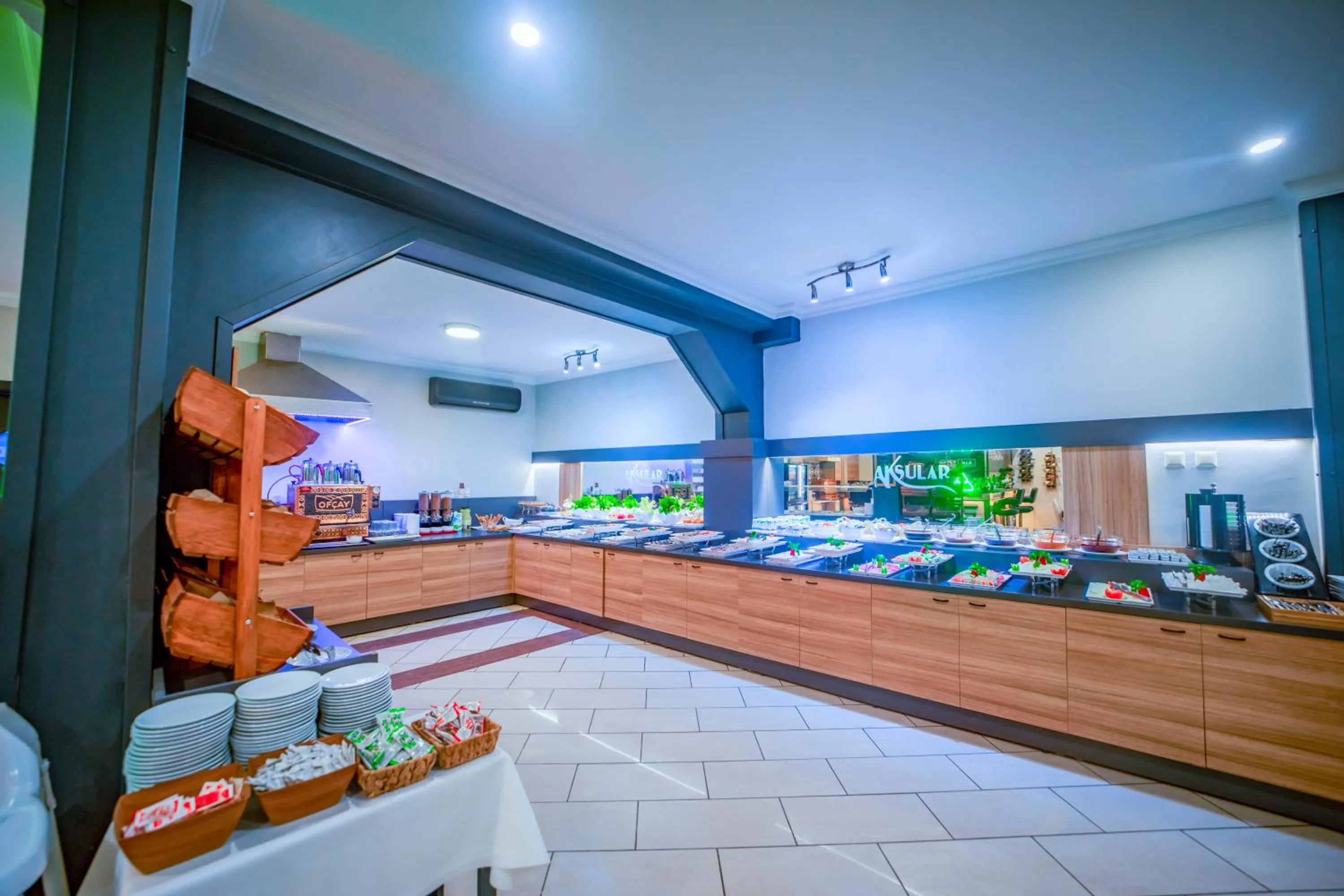 Buffet breakfast in Aksular Hotel