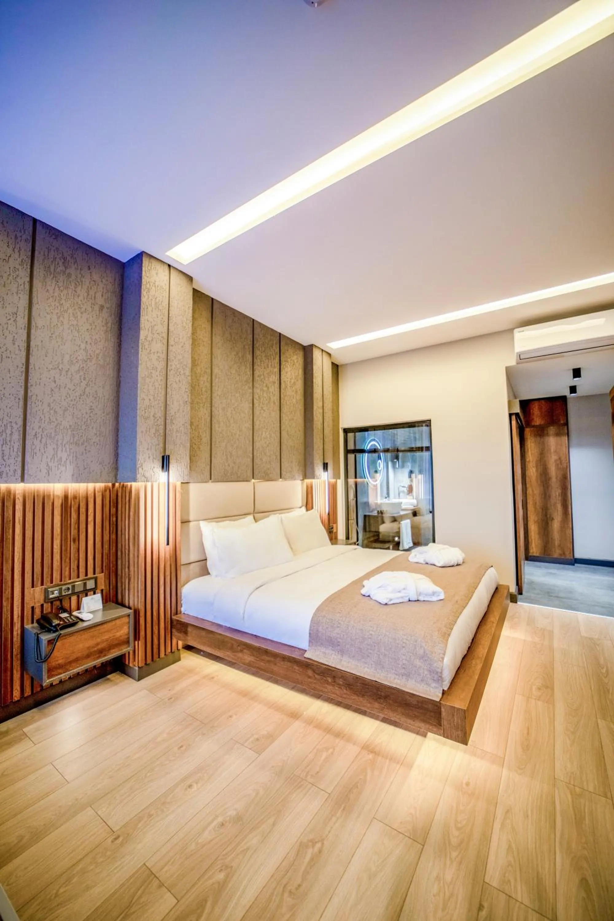 Bed in Aksular Hotel