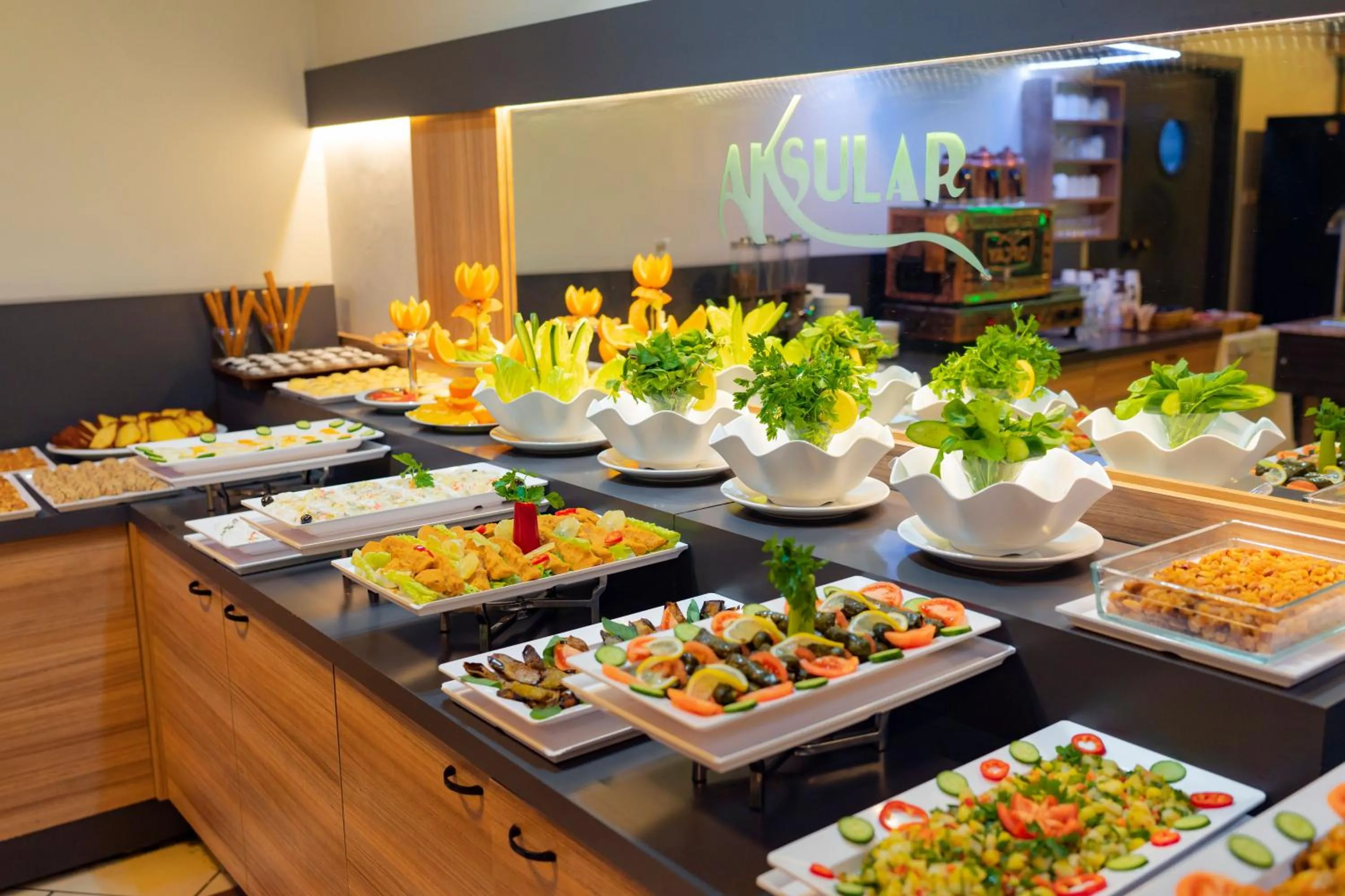 Food and drinks in Aksular Hotel