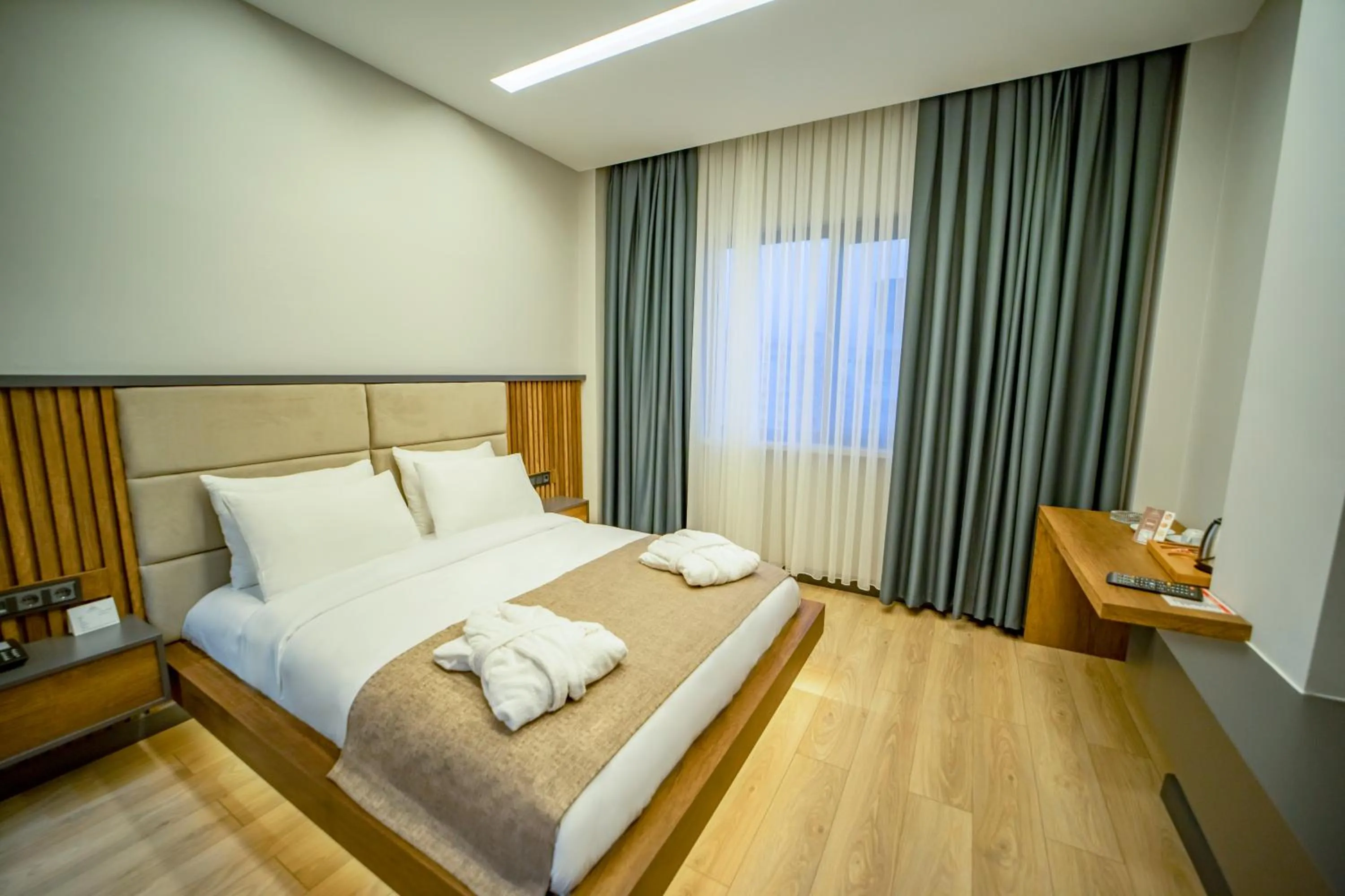 Bed in Aksular Hotel