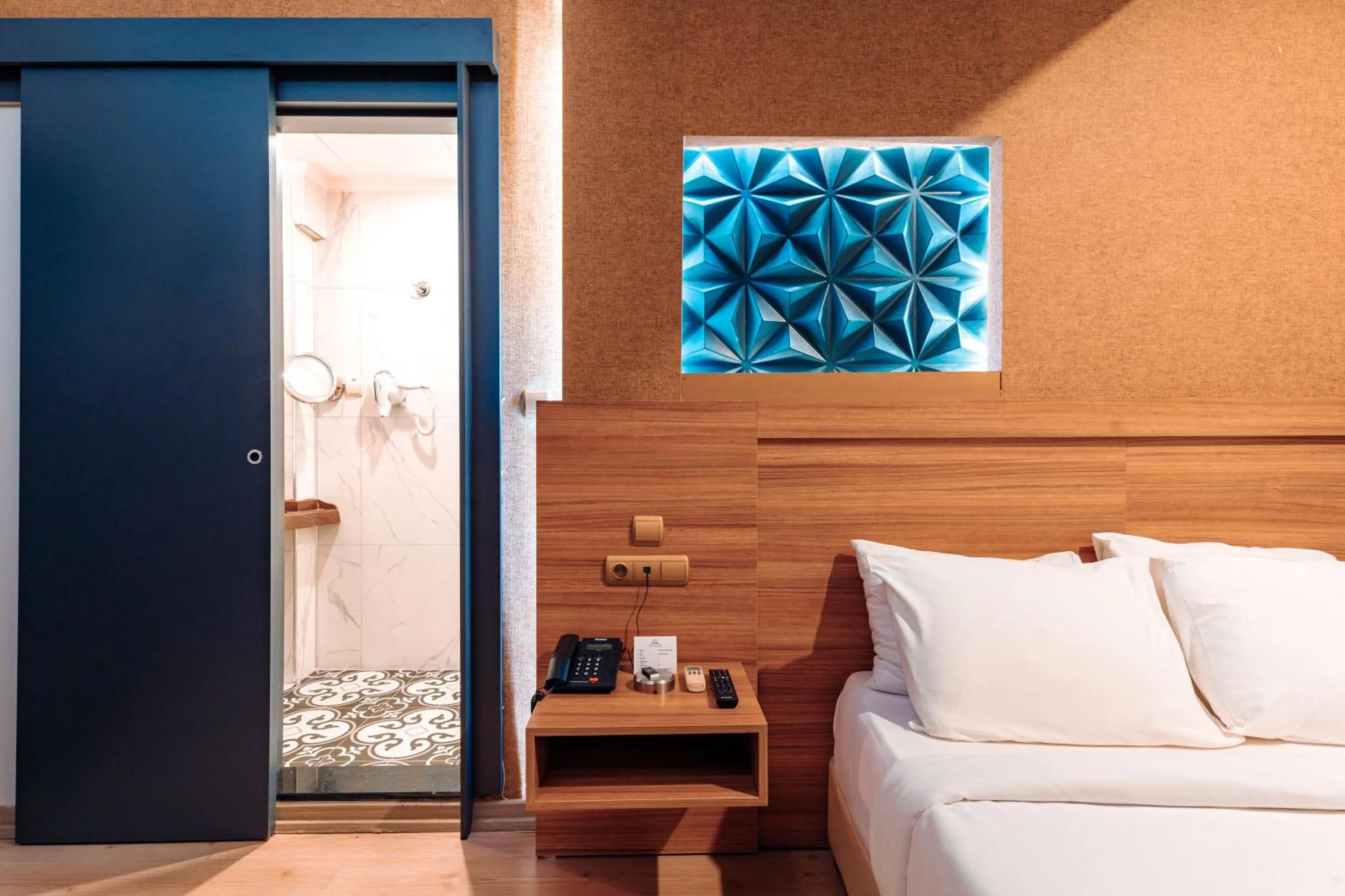 Bed in Aksular Hotel