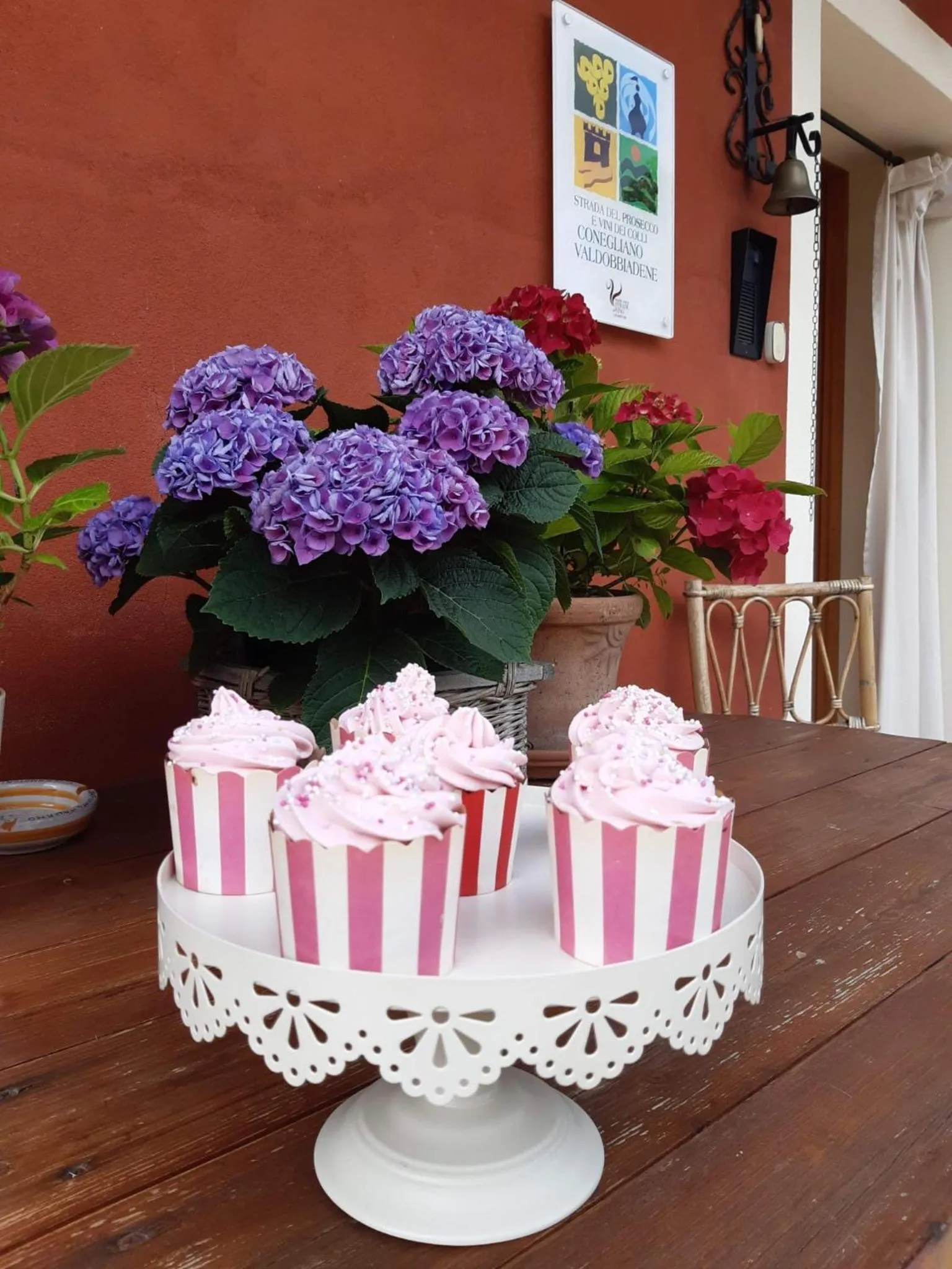 Decorative detail in B&B Casa del Conte