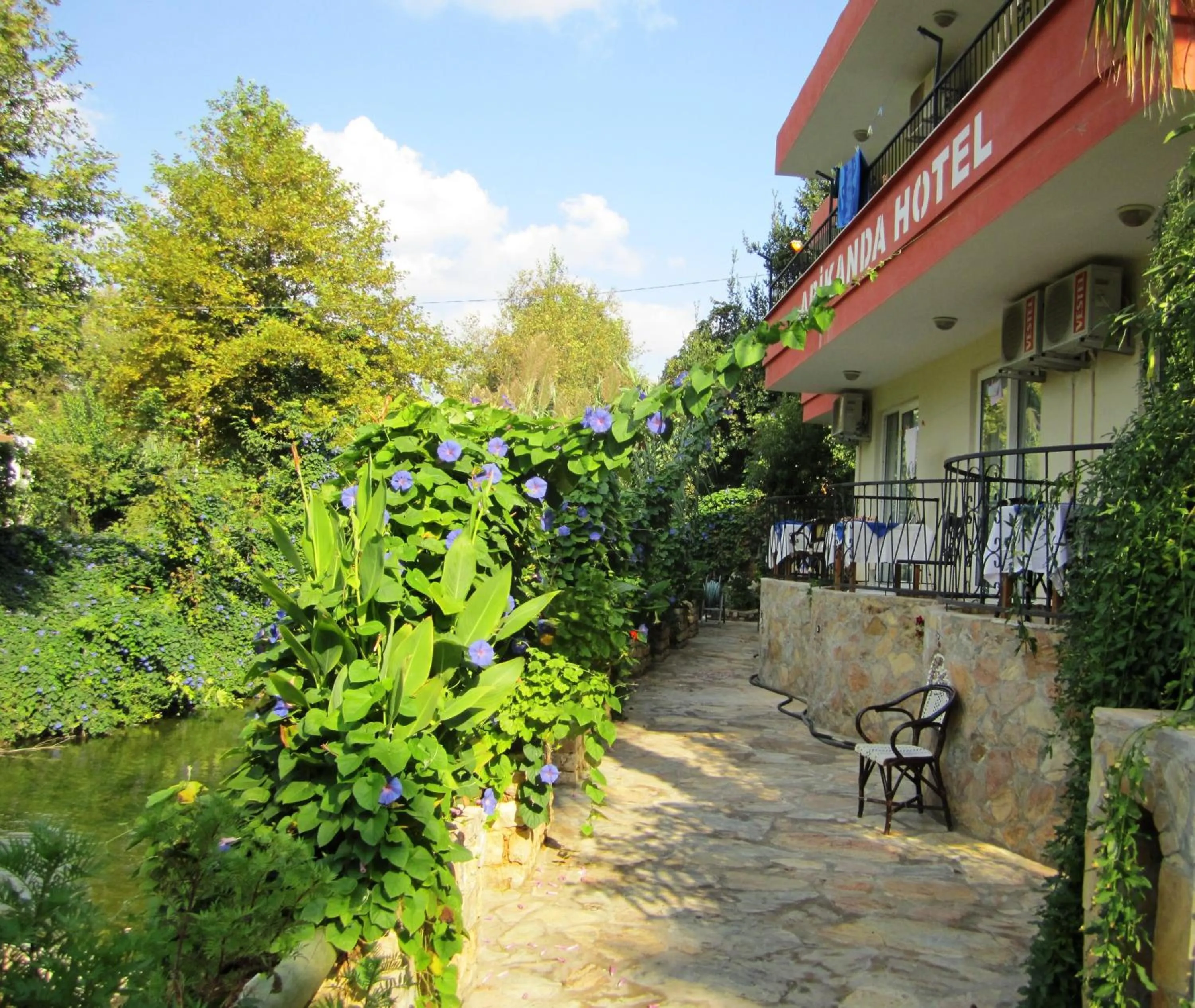 Facade/entrance in Arikanda River Garden Hotel