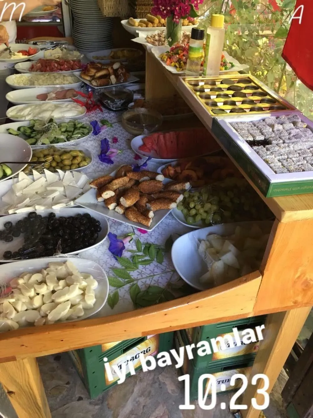 Buffet breakfast in Arikanda River Garden Hotel