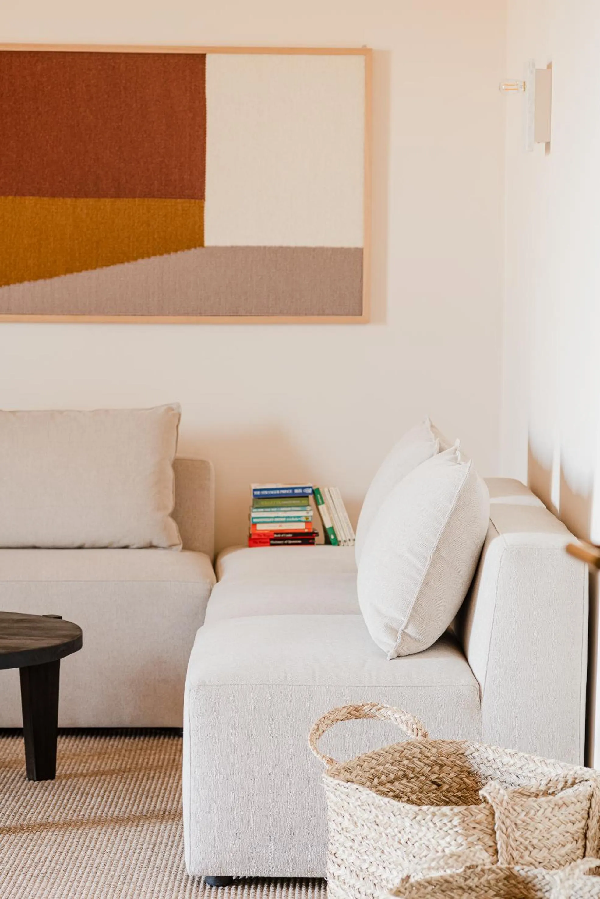 Seating area in Aethos Saragano