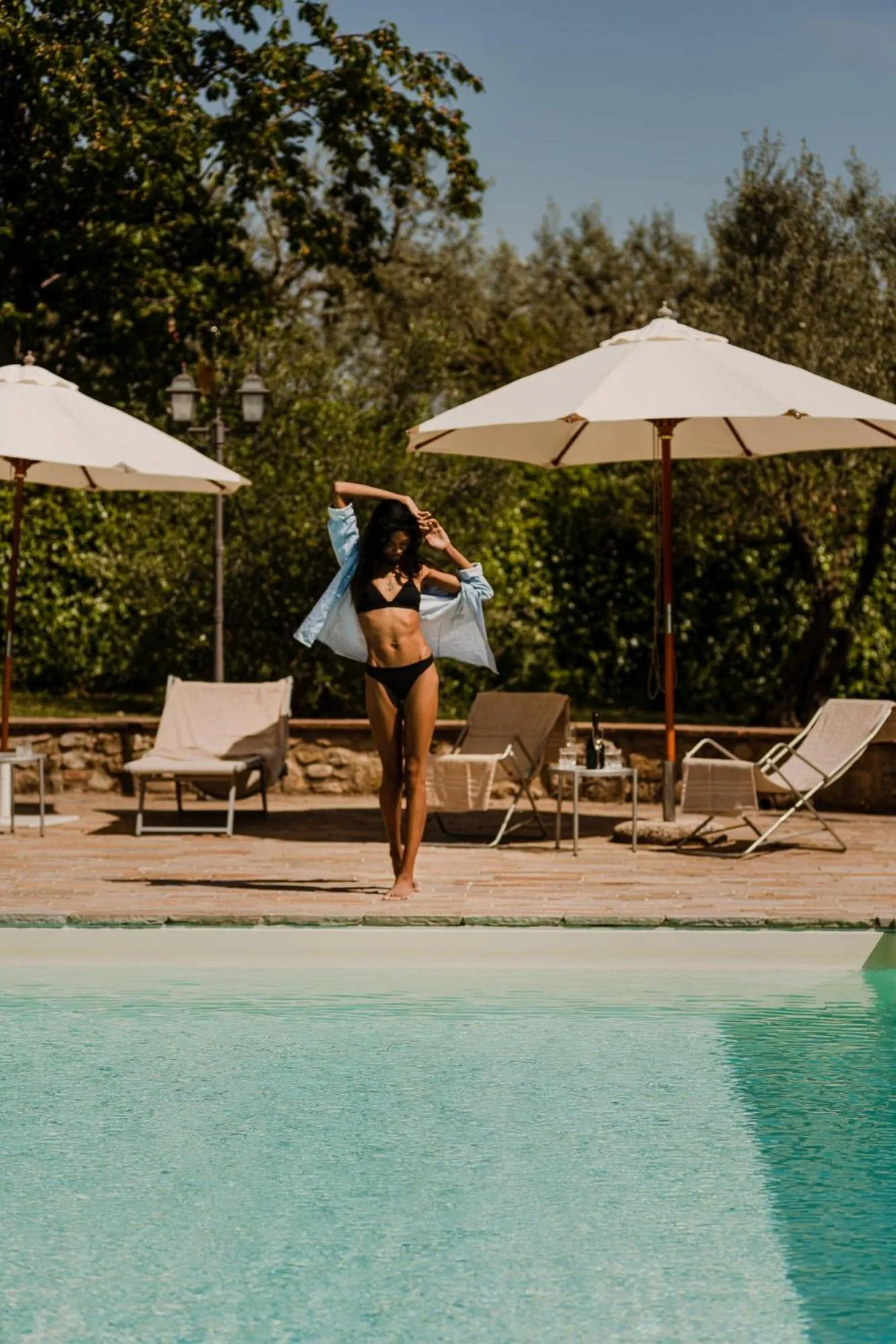 Swimming pool in Aethos Saragano