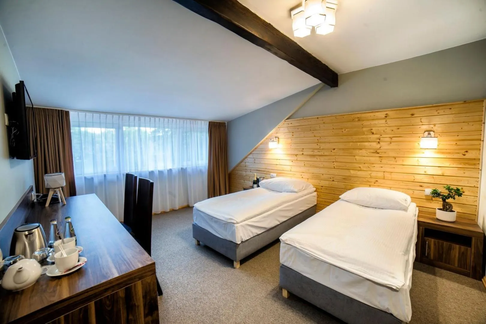 Photo of the whole room, Bed in Hotel Dworek Wapionka
