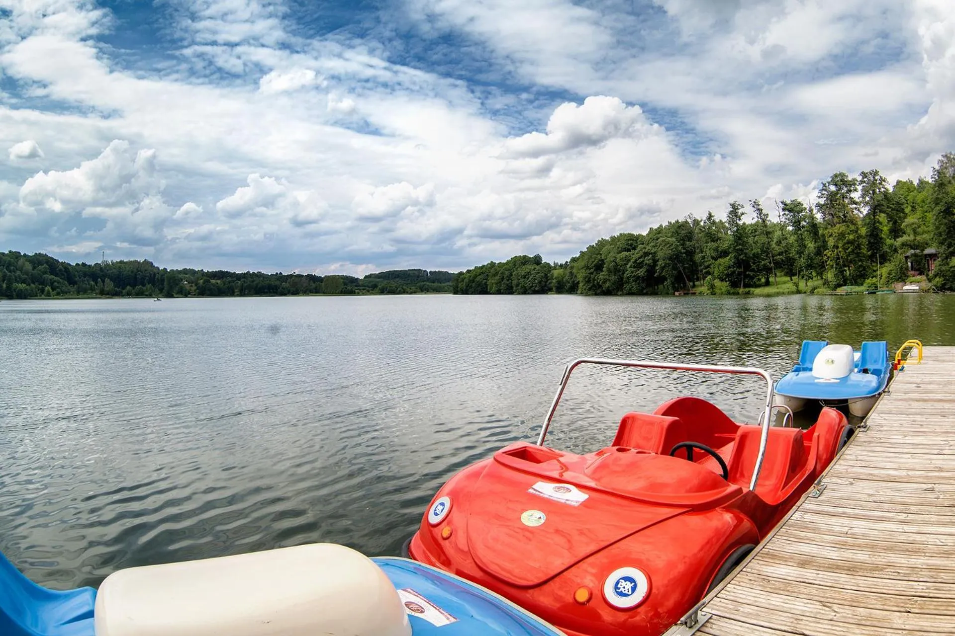 Lake view in Hotel Dworek Wapionka