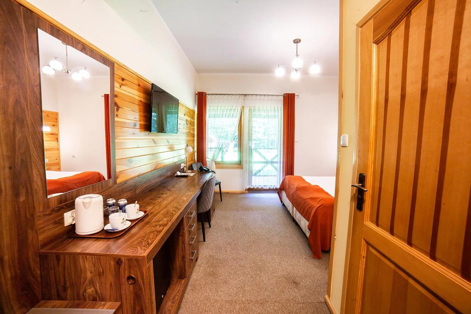 Photo of the whole room, Bed in Hotel Dworek Wapionka