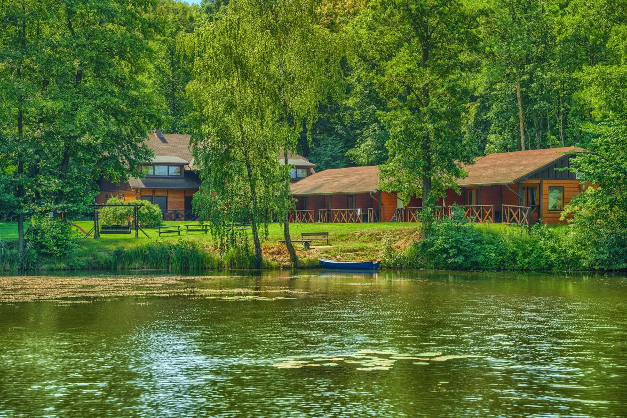 Property building in Hotel Dworek Wapionka