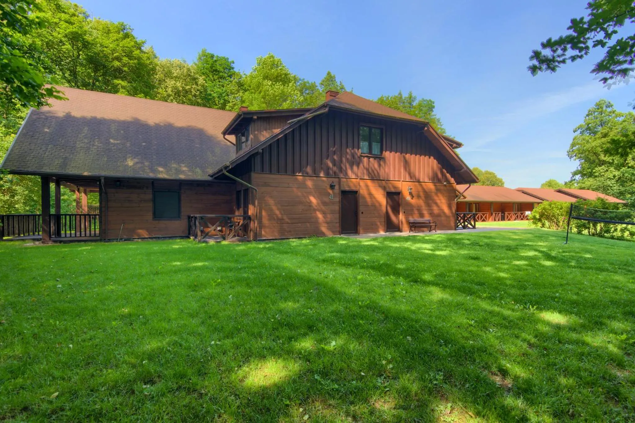 Property building in Hotel Dworek Wapionka