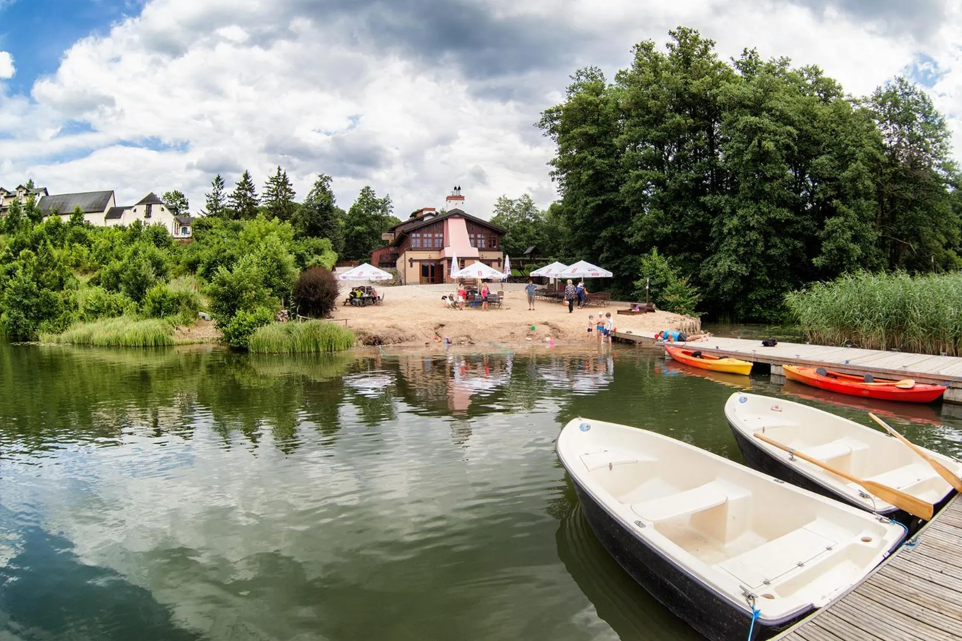 Beach in Hotel Dworek Wapionka