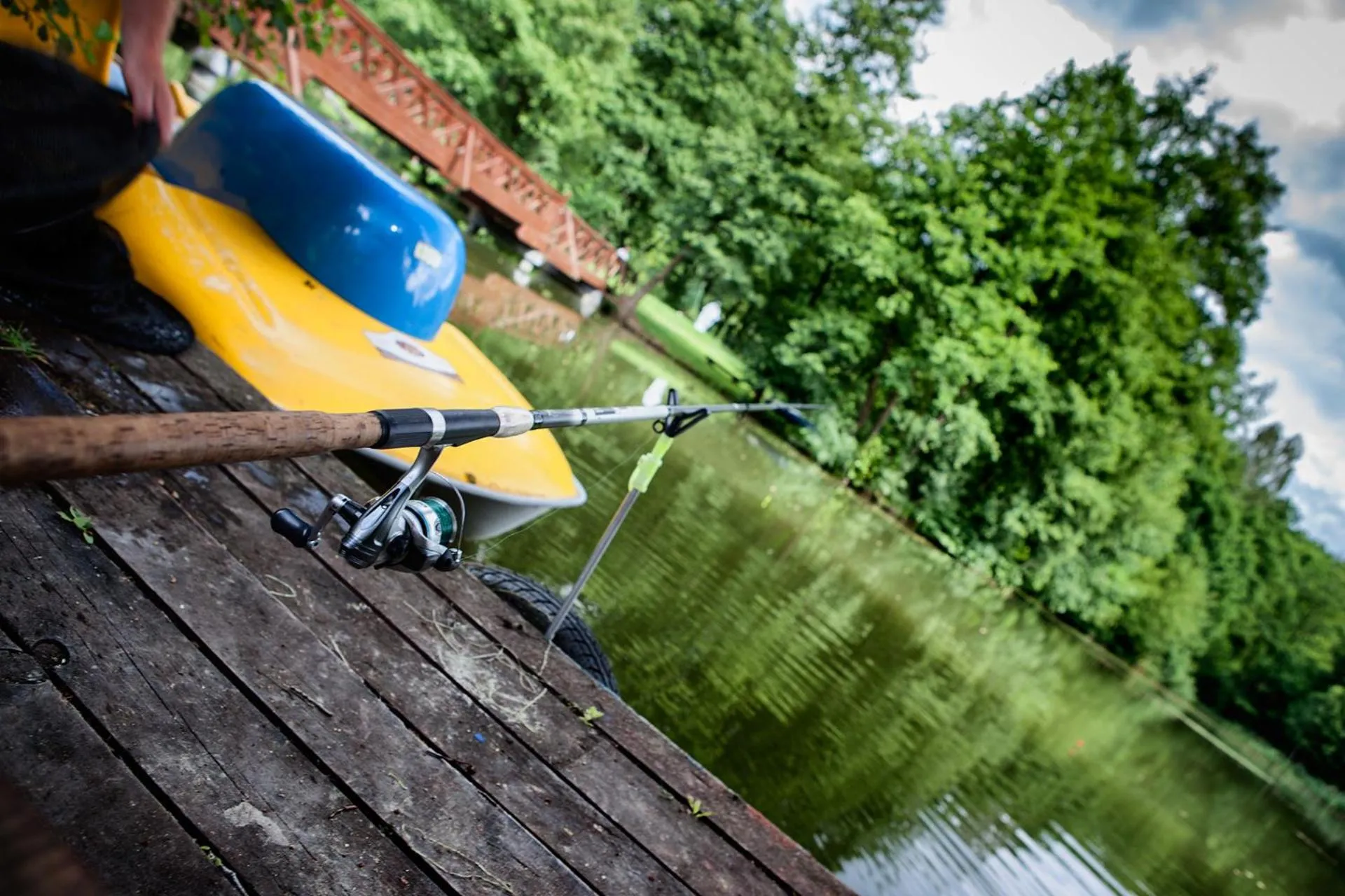 Fishing in Hotel Dworek Wapionka