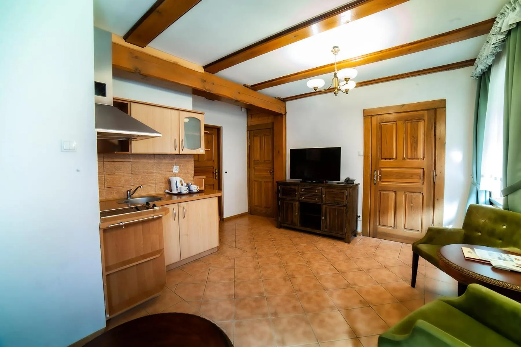 TV and multimedia in Hotel Dworek Wapionka