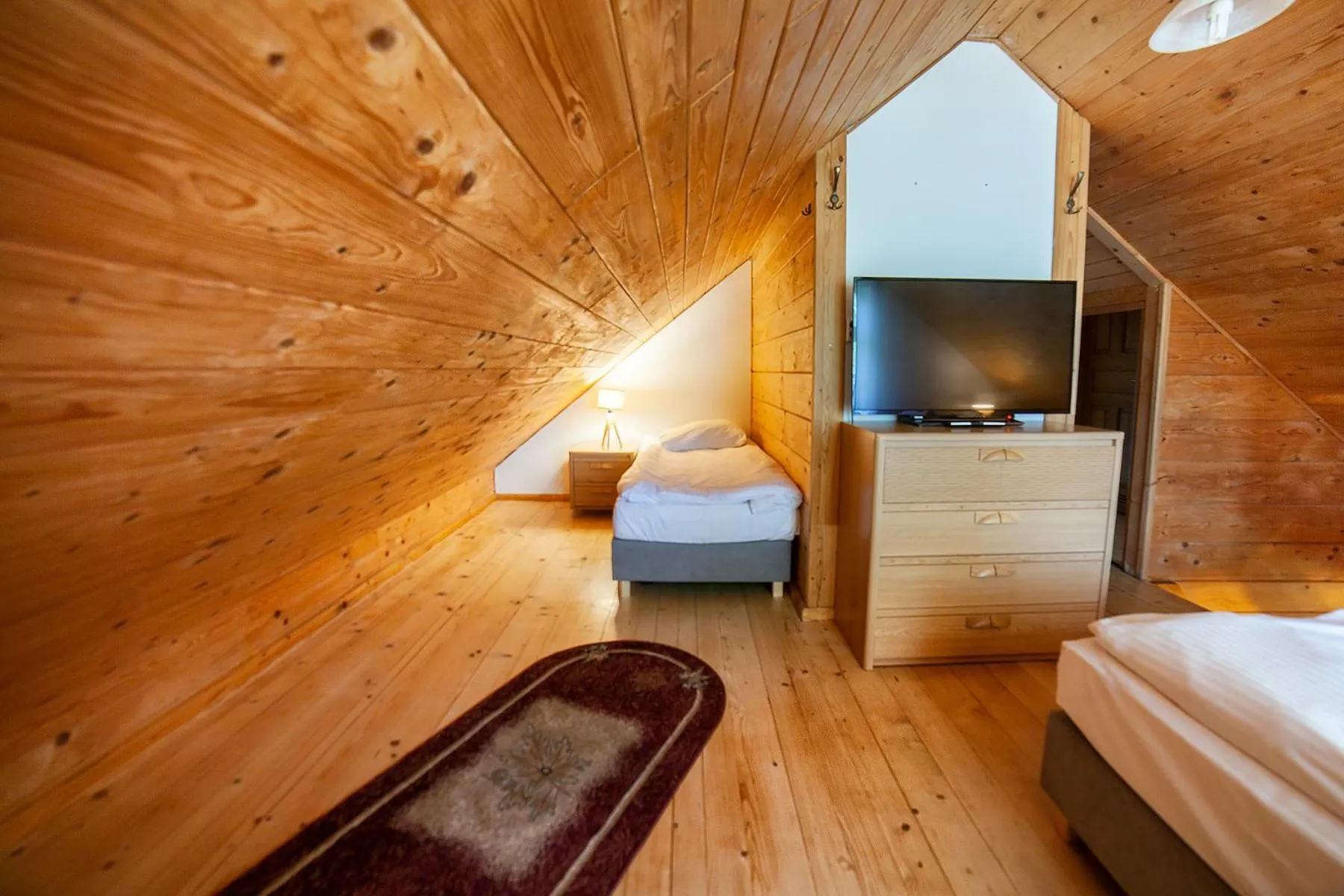 Bed in Hotel Dworek Wapionka