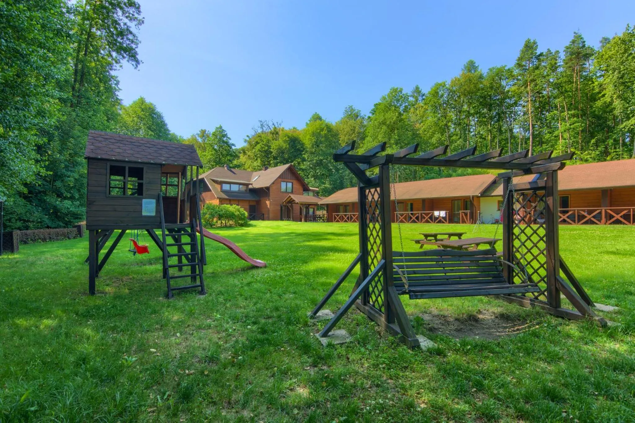 Children play ground in Hotel Dworek Wapionka