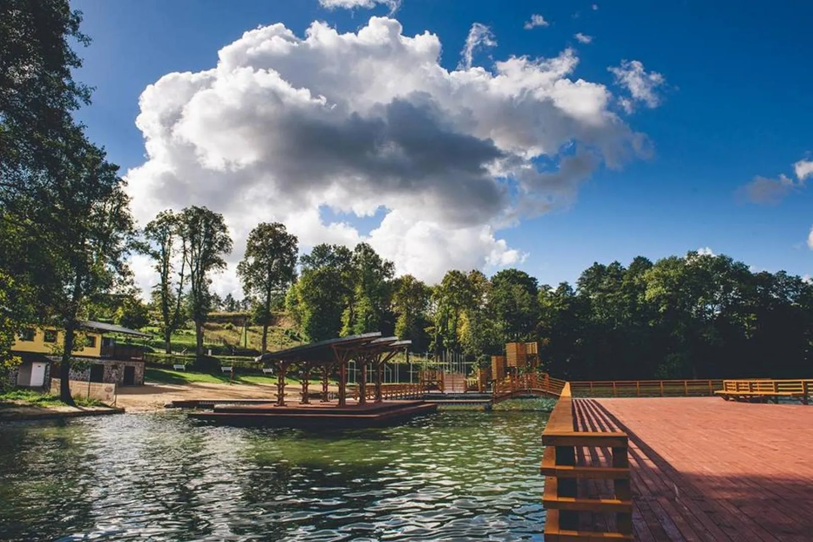 Beach in Hotel Dworek Wapionka