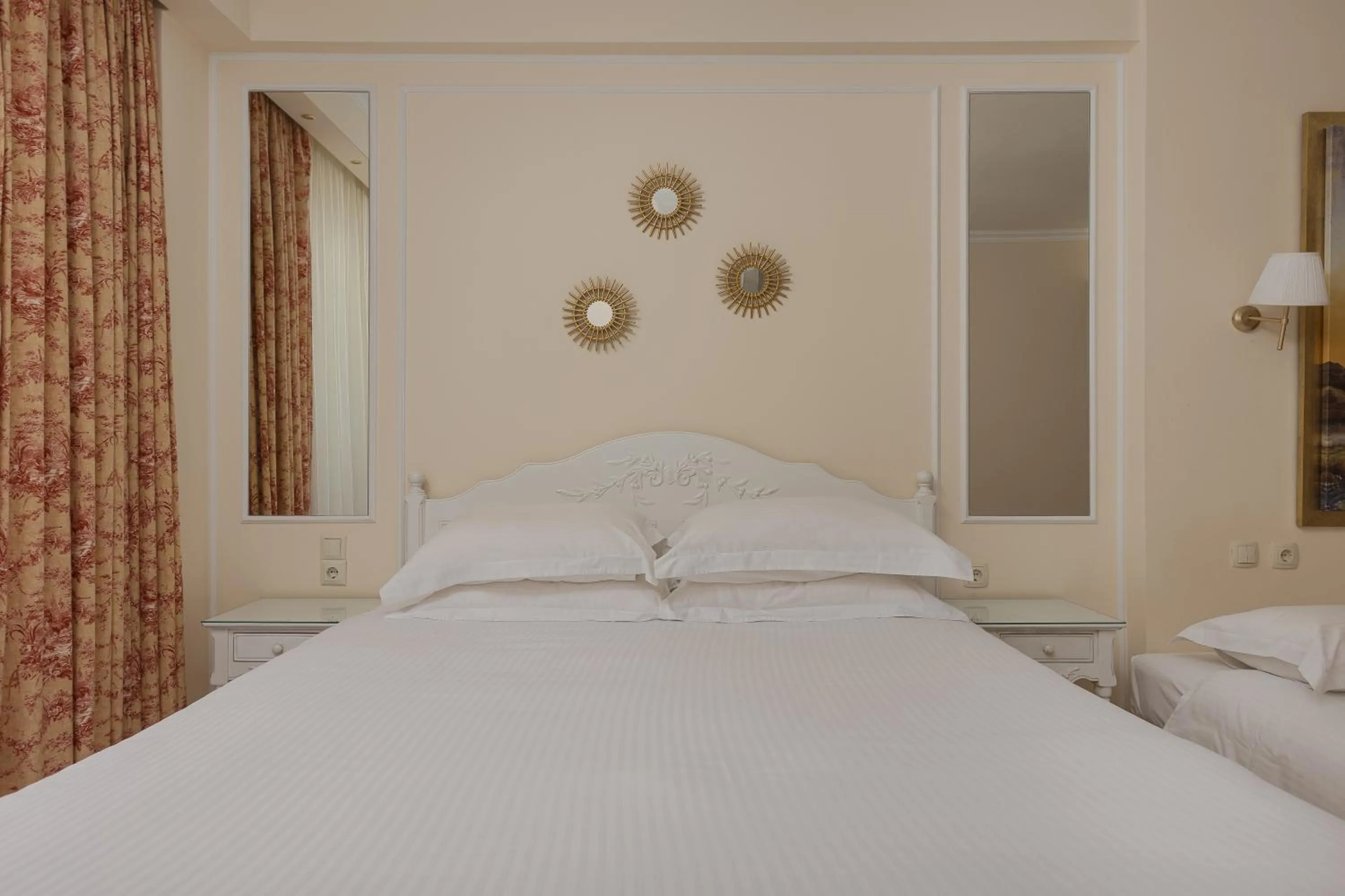 Bed in Anemolia Resort and Spa