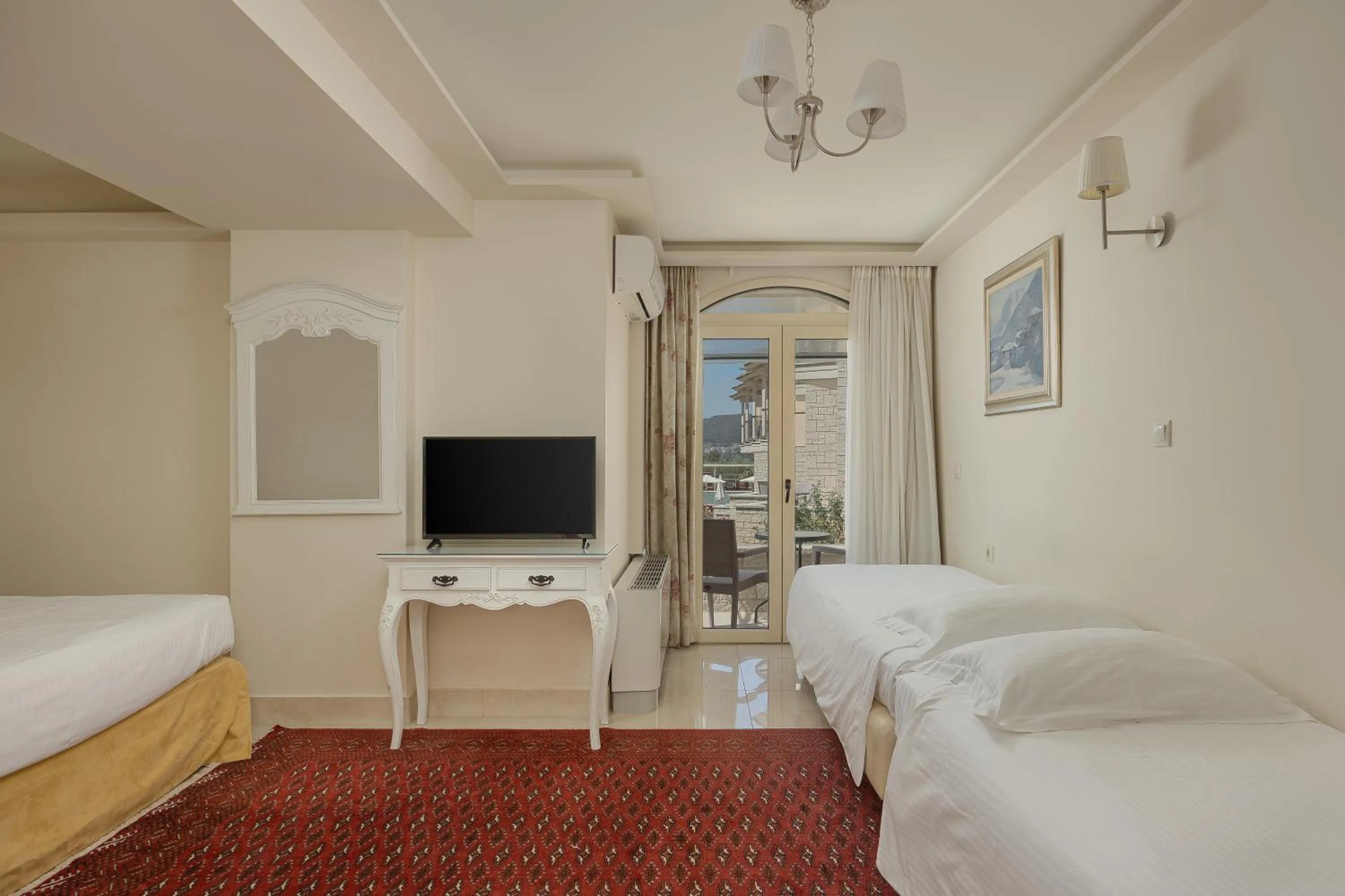 Bed in Anemolia Resort and Spa