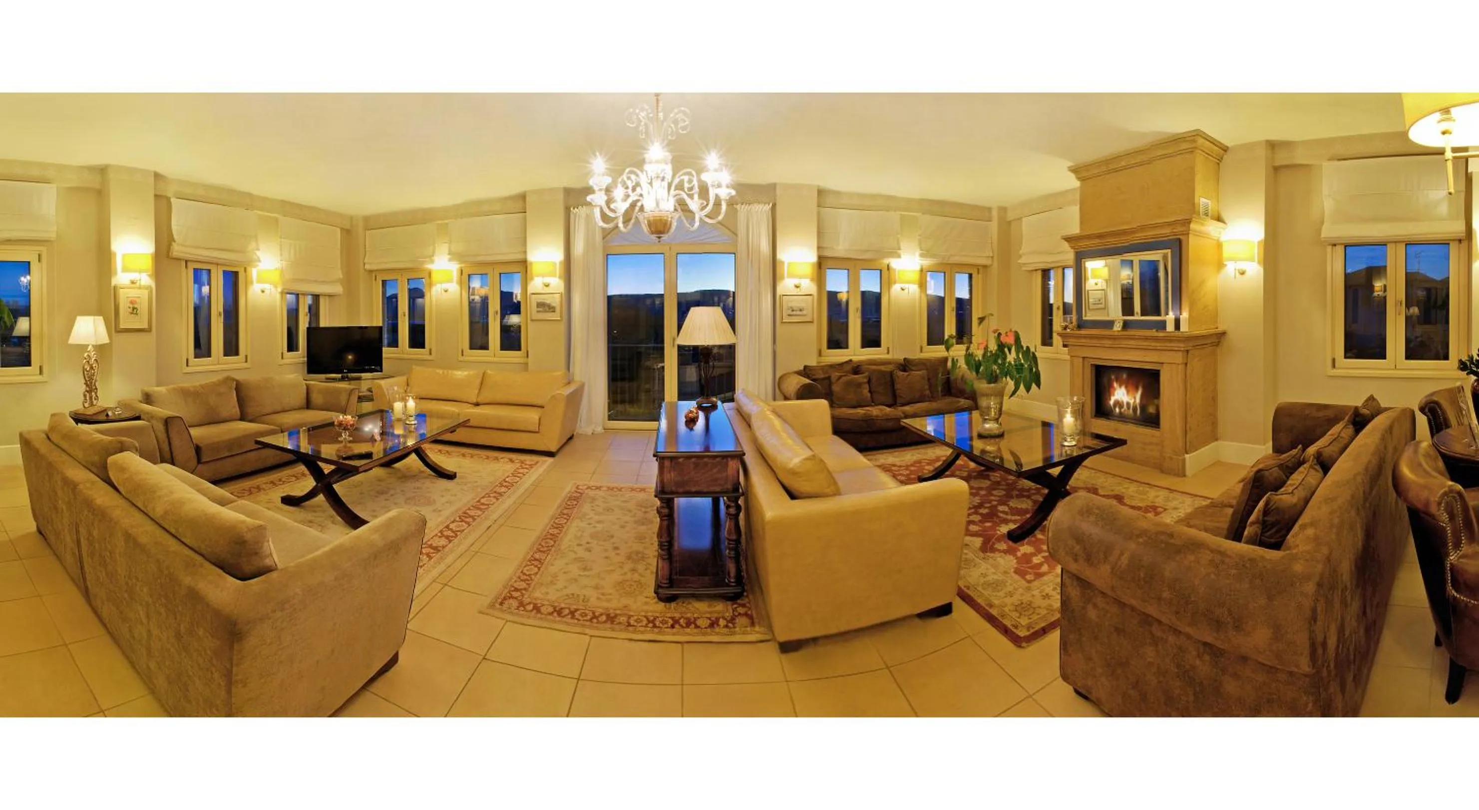 Communal lounge/ TV room in Anemolia Resort and Spa