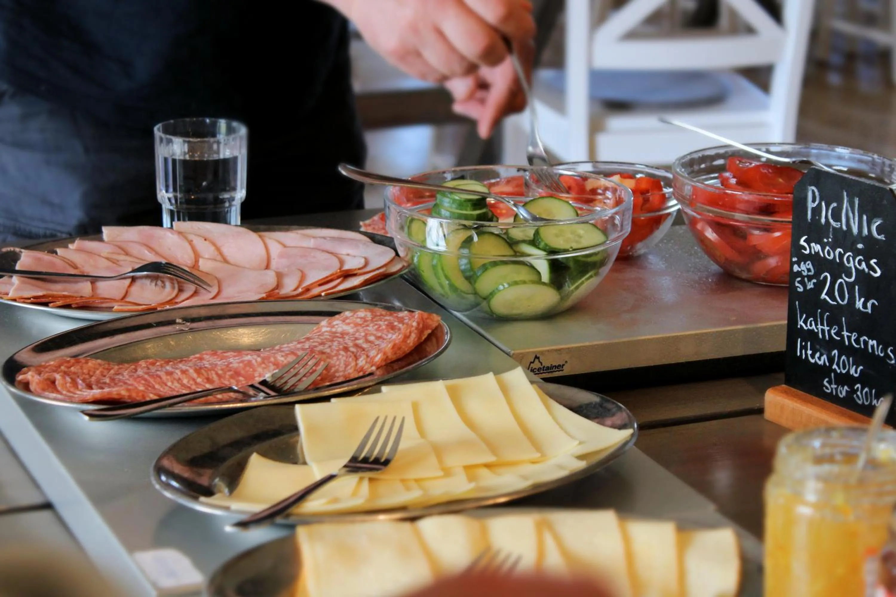 Breakfast in STF Bunge Hostel