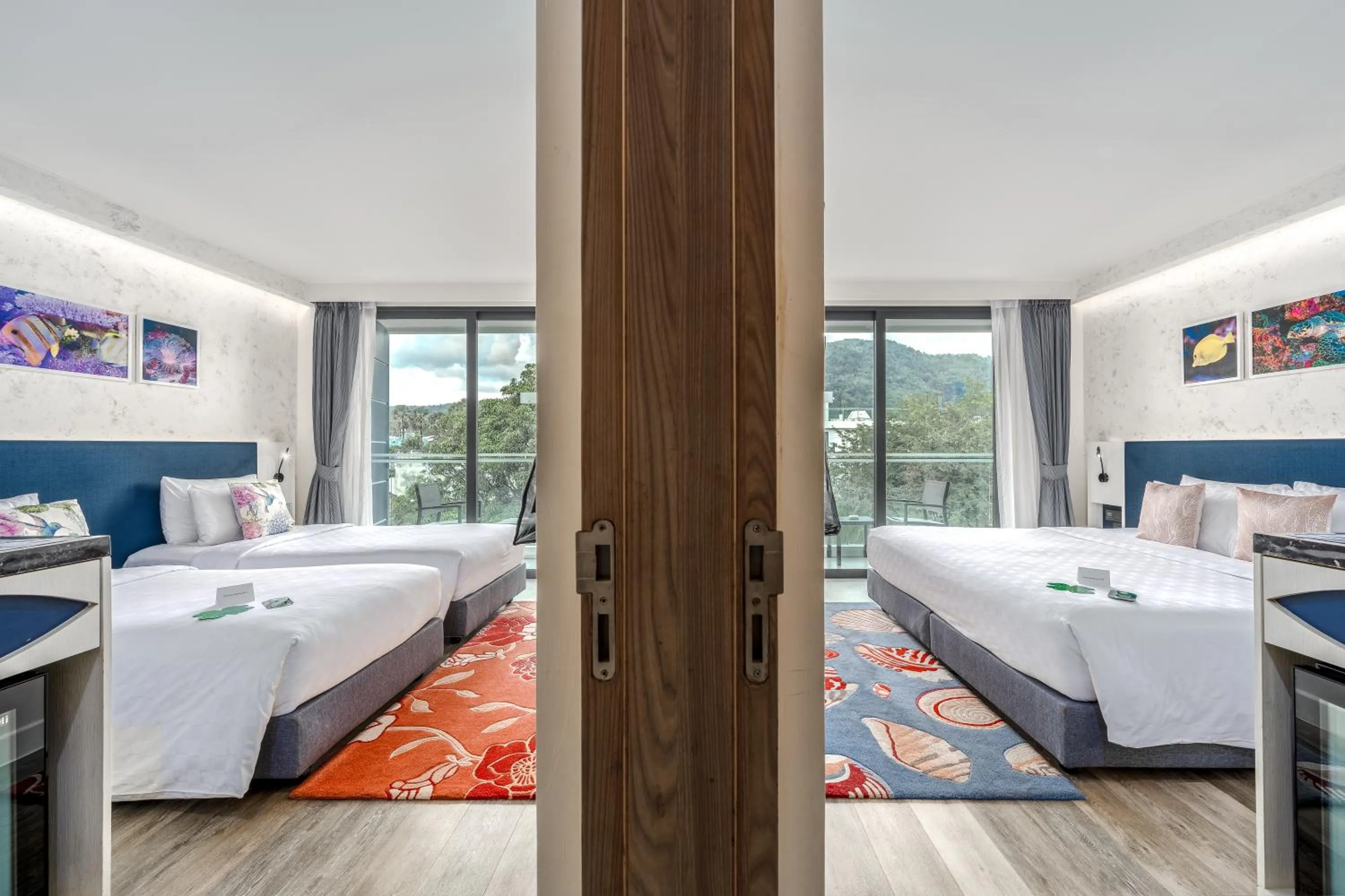 Bedroom, Bed in Hotel Clover Patong Phuket - SHA Plus