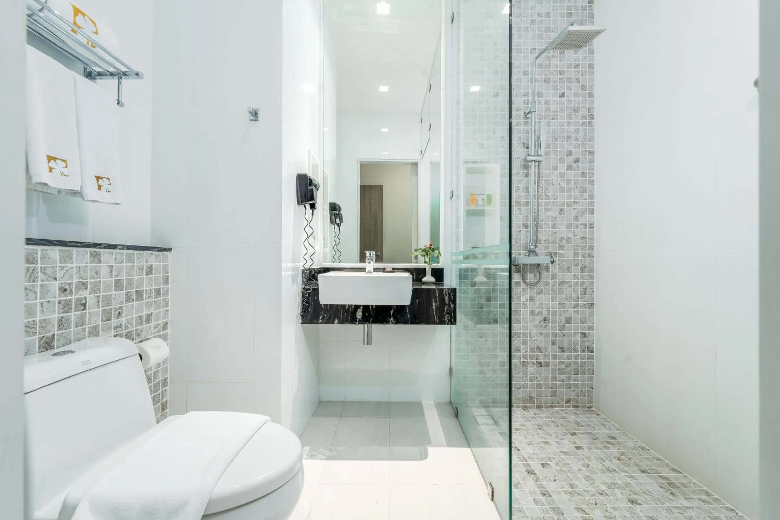 Shower in Hotel Clover Patong Phuket - SHA Plus