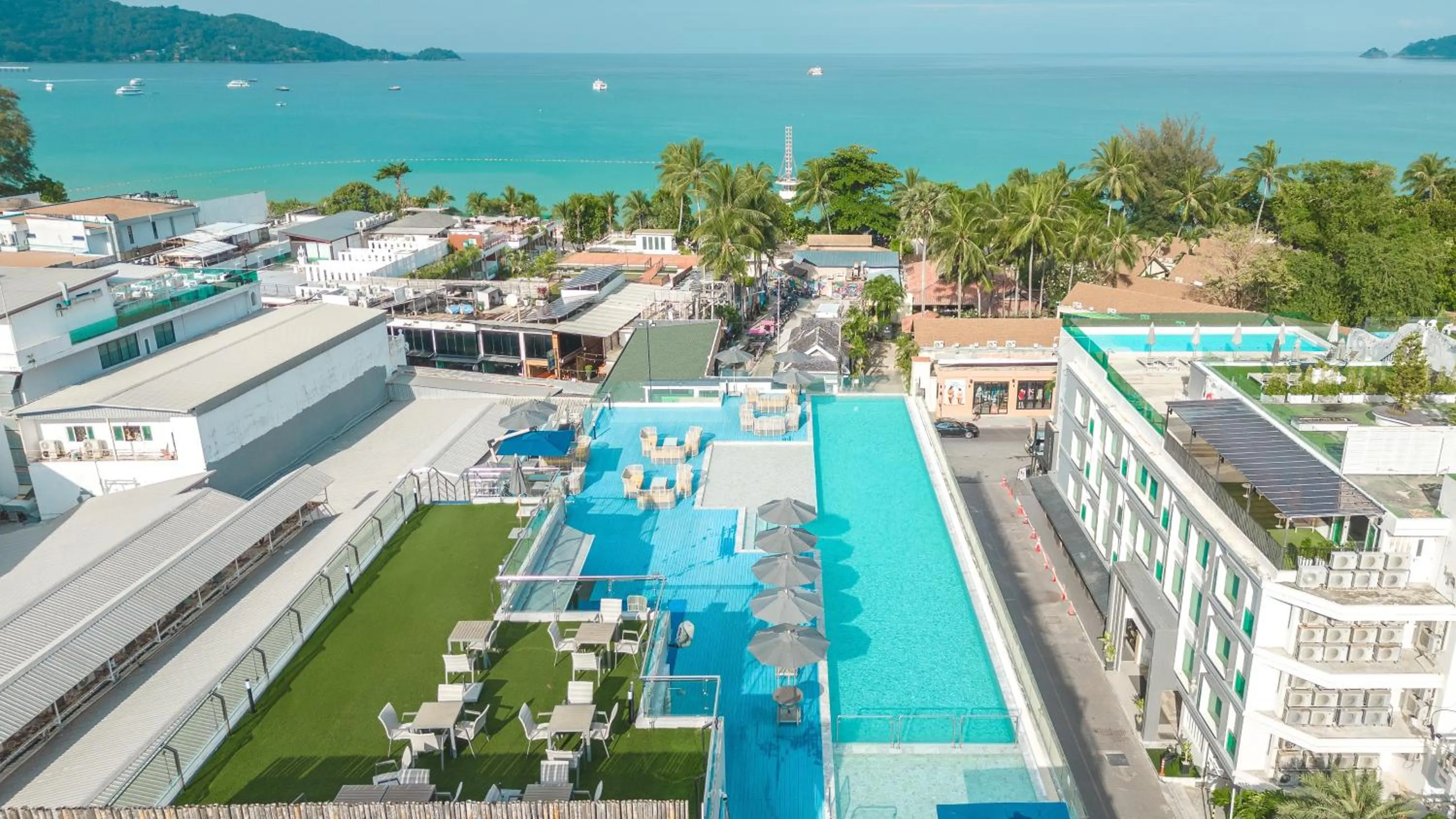 Property building in Hotel Clover Patong Phuket - SHA Plus