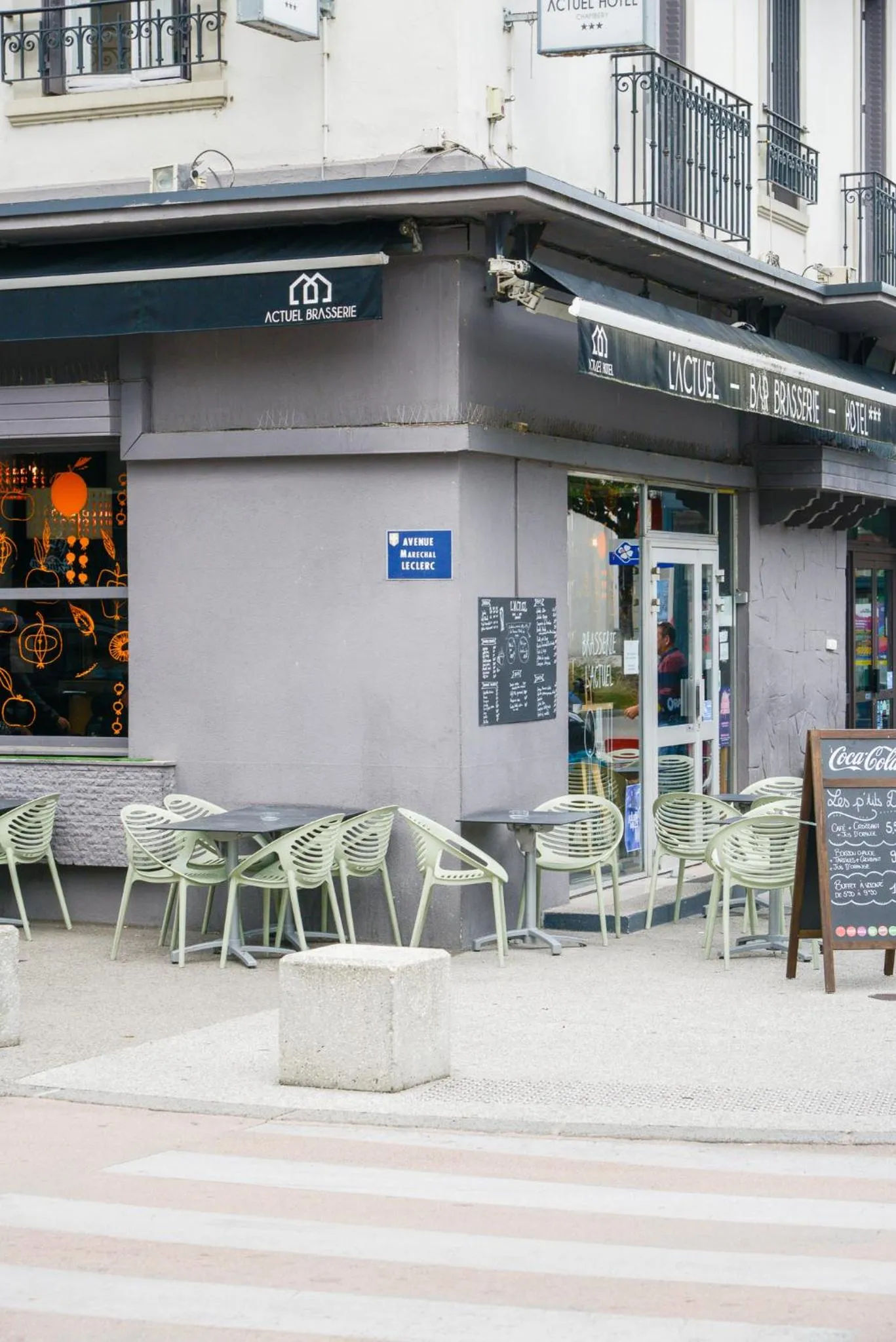 Balcony/Terrace in Hotel Actuel Chambéry Centre Gare
