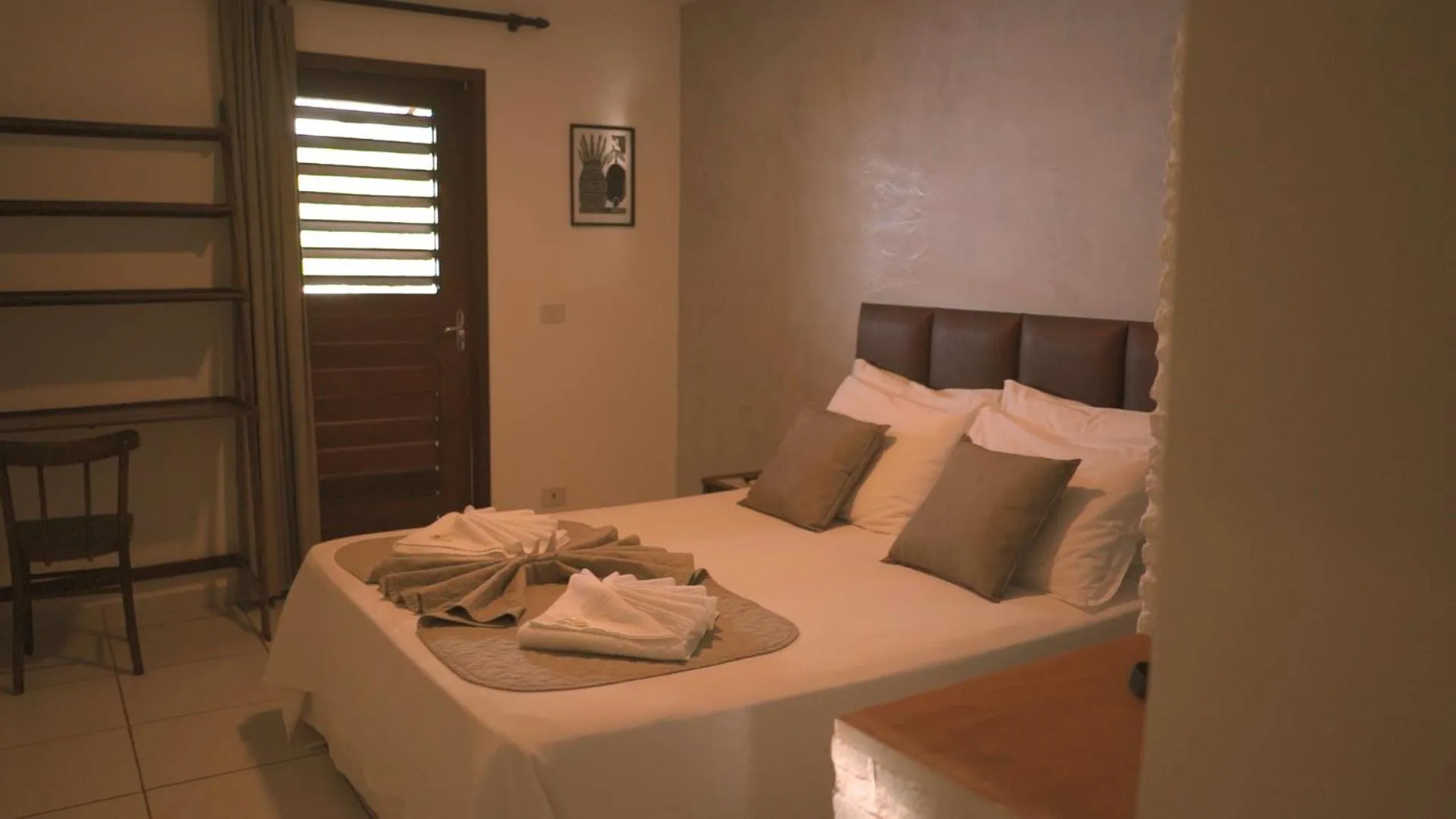 View (from property/room), Bed in Catavento da Pipa