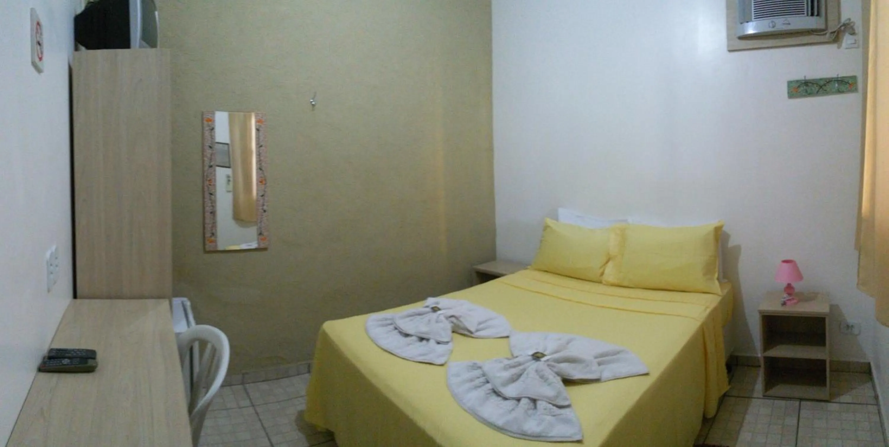 Bed in Pousada Jubaia