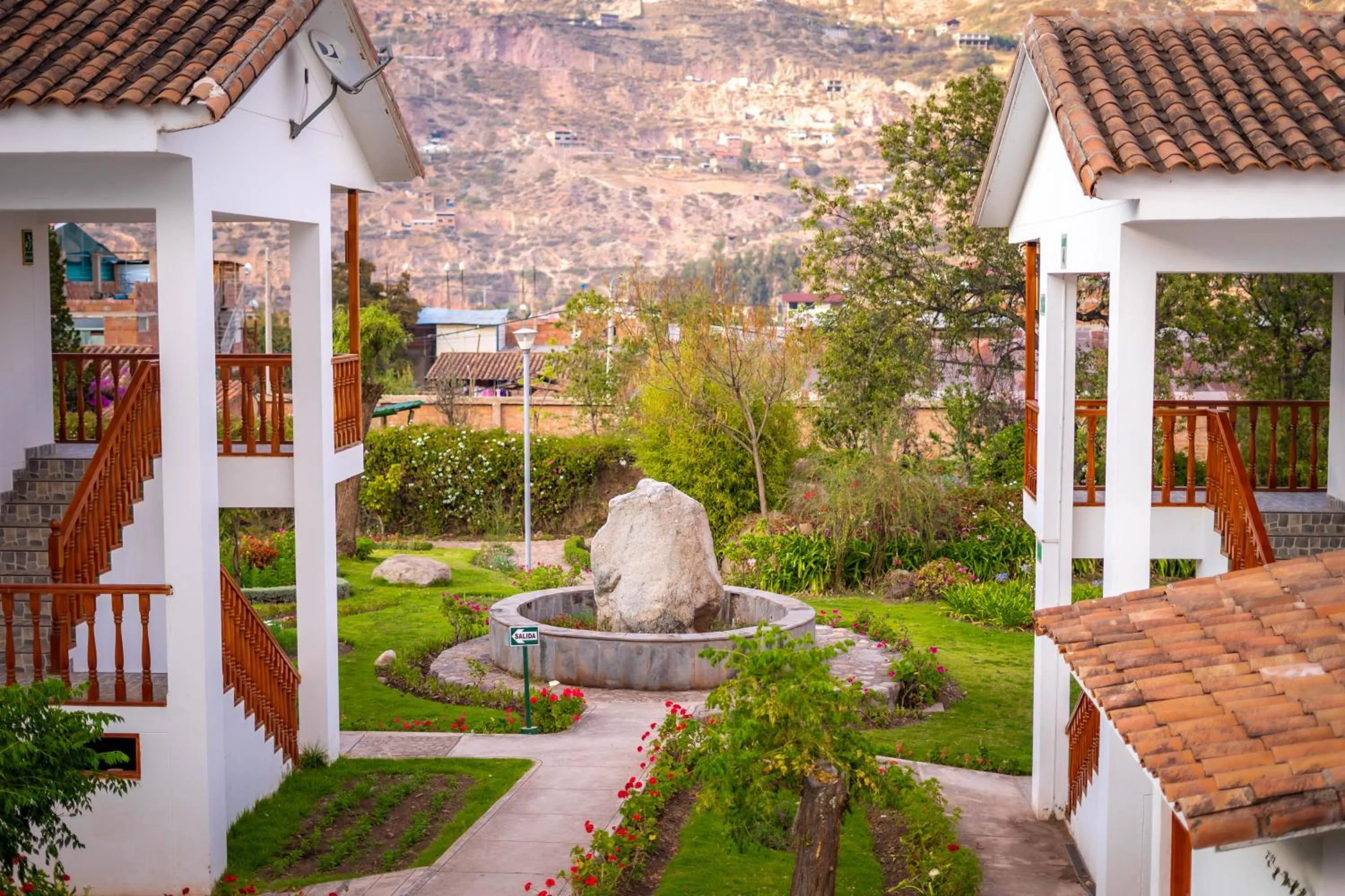 Garden in Hotel Agustos Urubamba