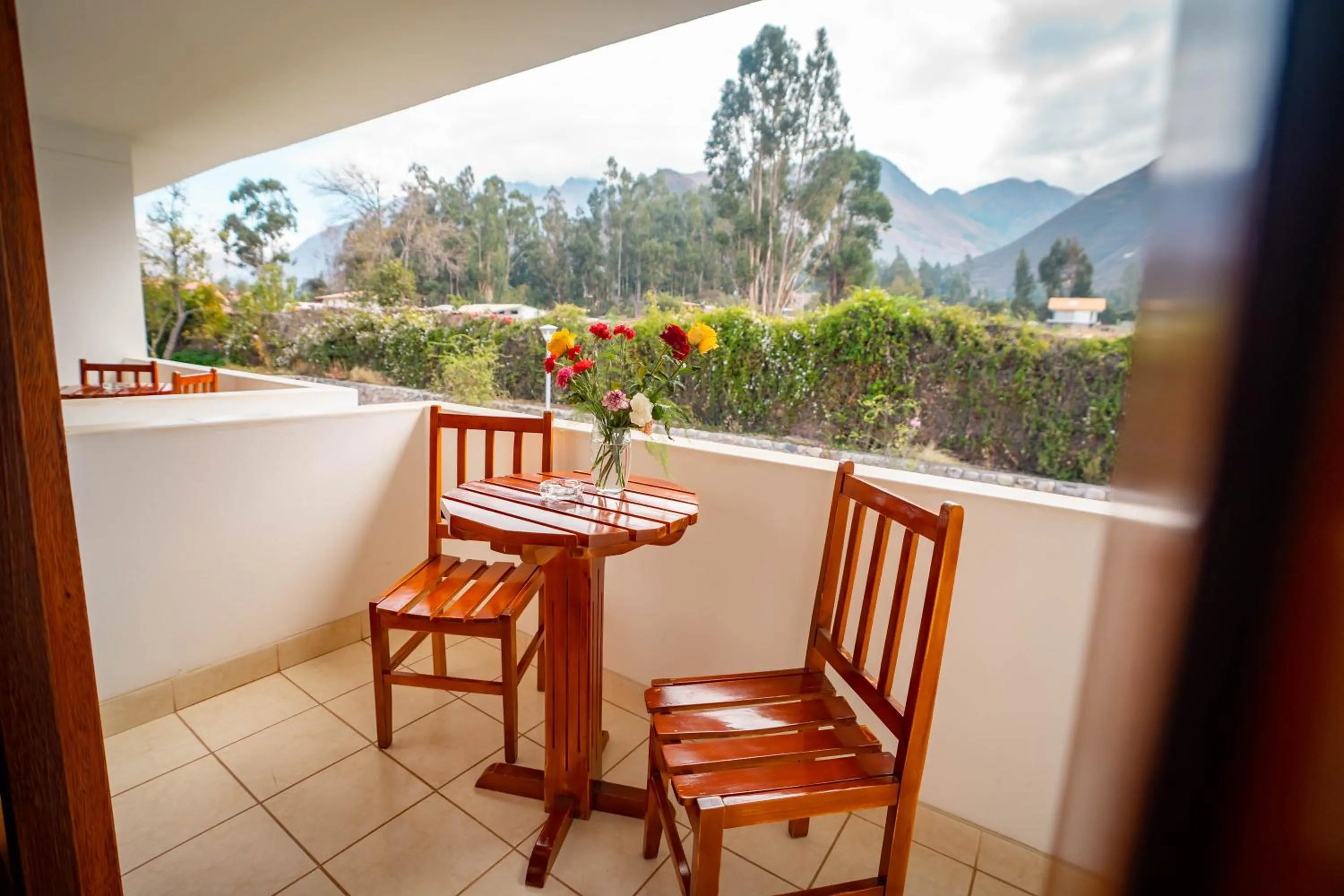 Balcony/Terrace in Hotel Agustos Urubamba