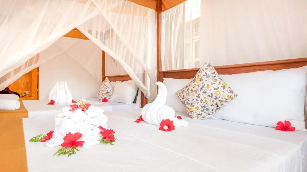 Property building, Bed in Nungwi Garden Boutique Hotel