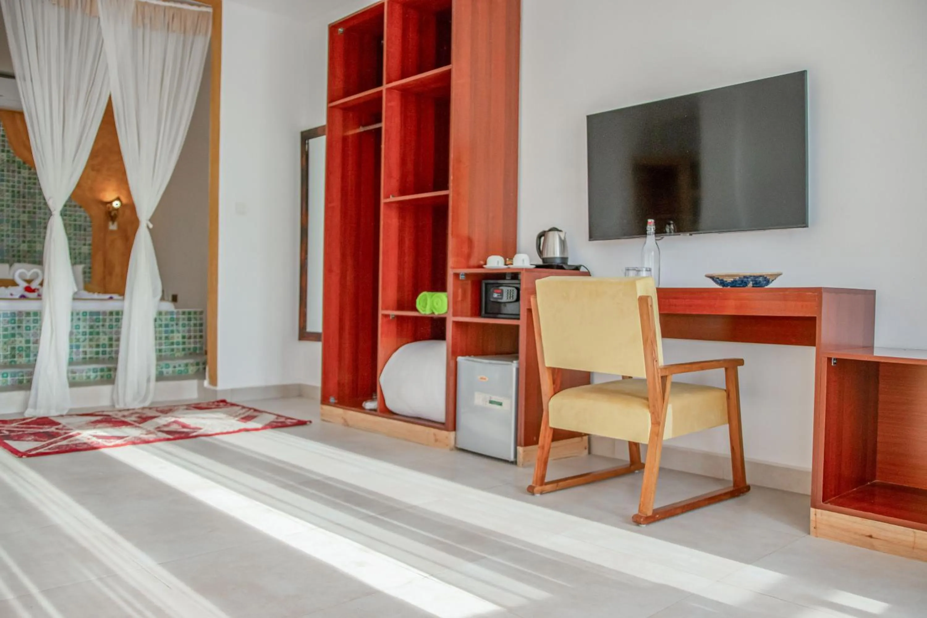 Living room in Nungwi Garden Boutique Hotel