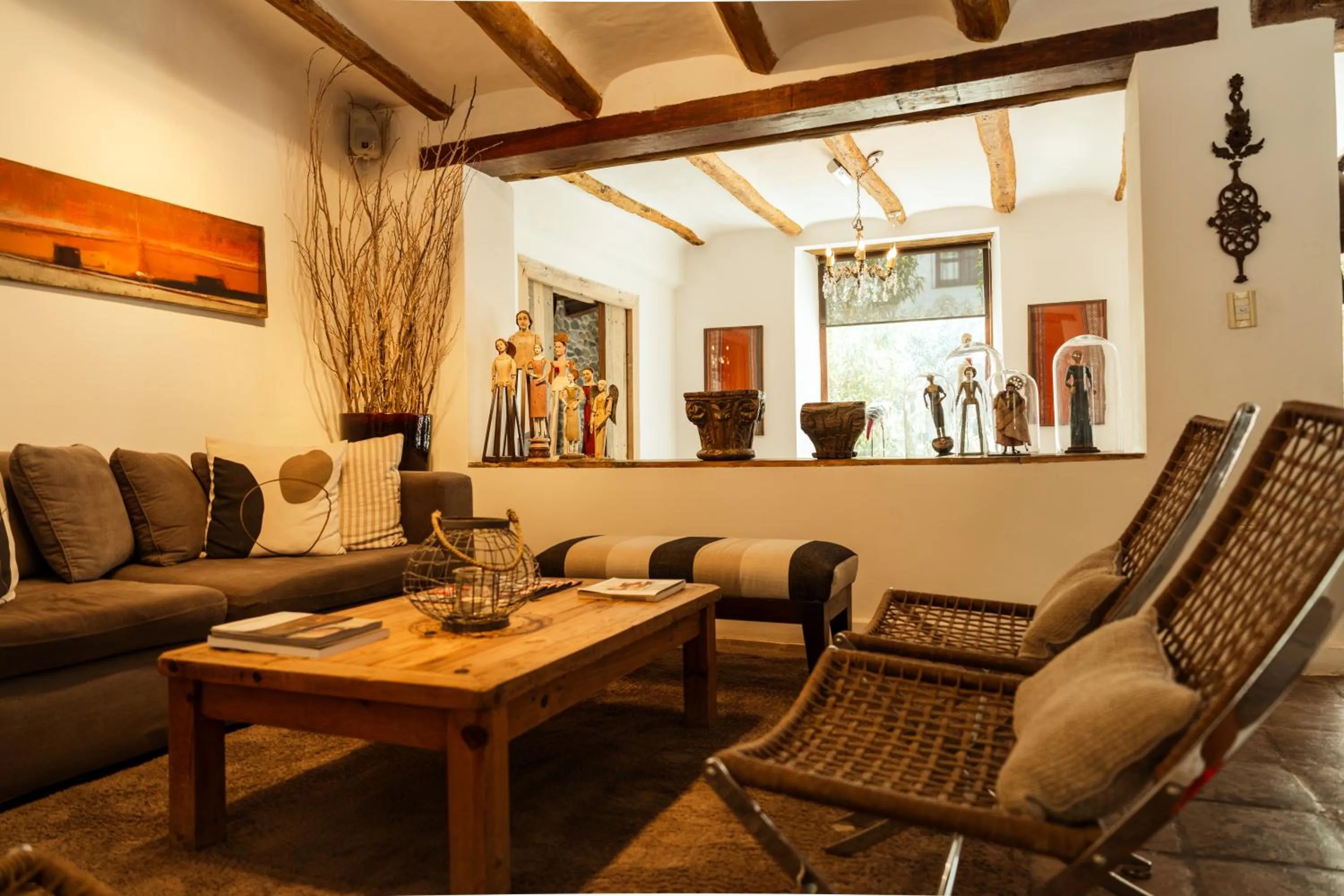 Lobby or reception in El Cortijo Hotel Boutique