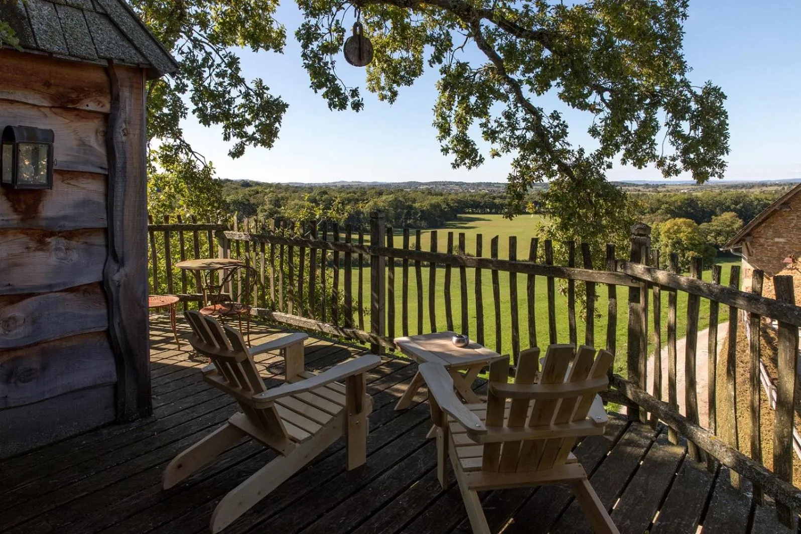Balcony/Terrace in Château de Labro - Teritoria