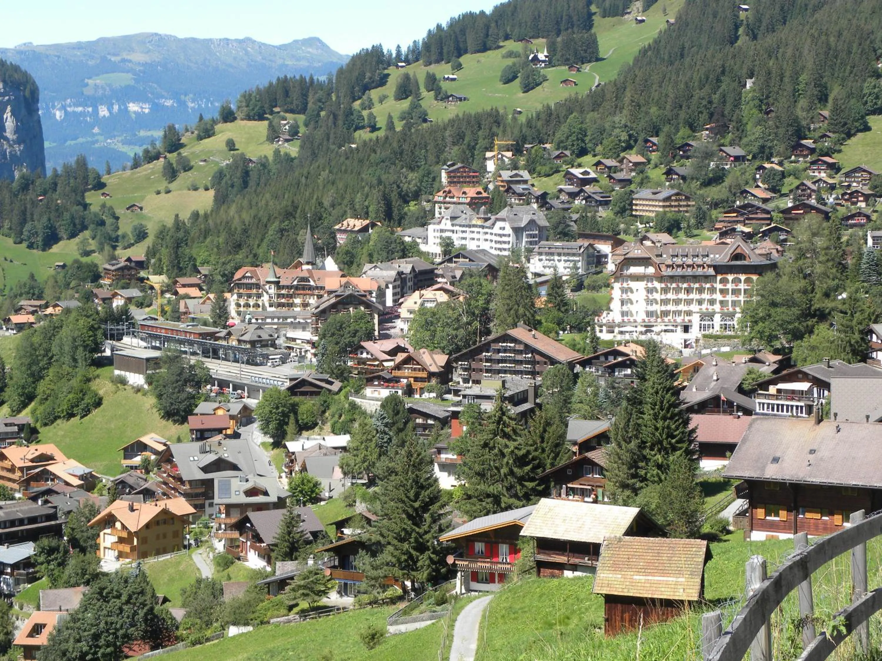 Bird's eye view in Guest Rooms with a great view at Residence Brunner