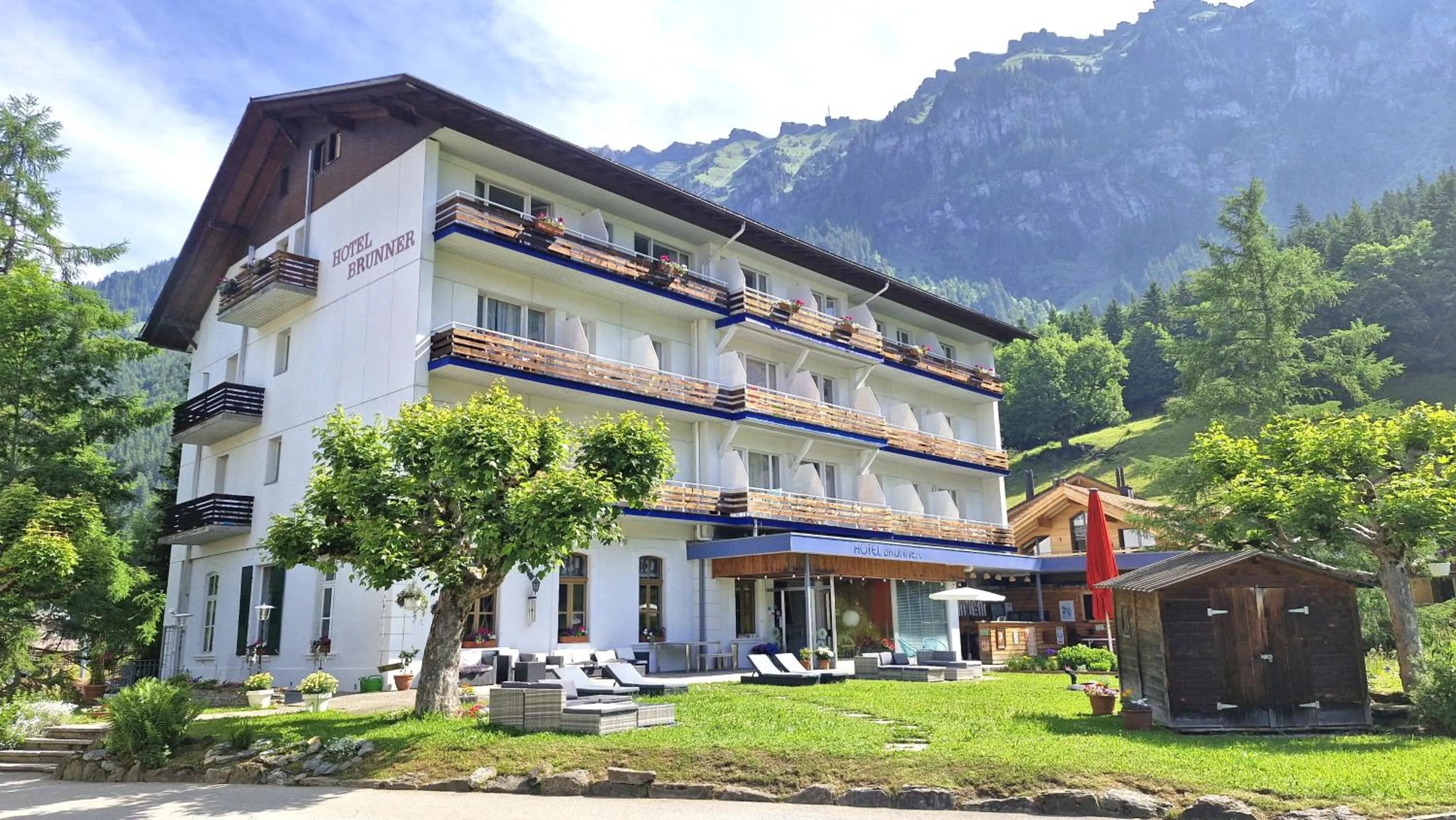 Property building in Guest Rooms with a great view at Residence Brunner