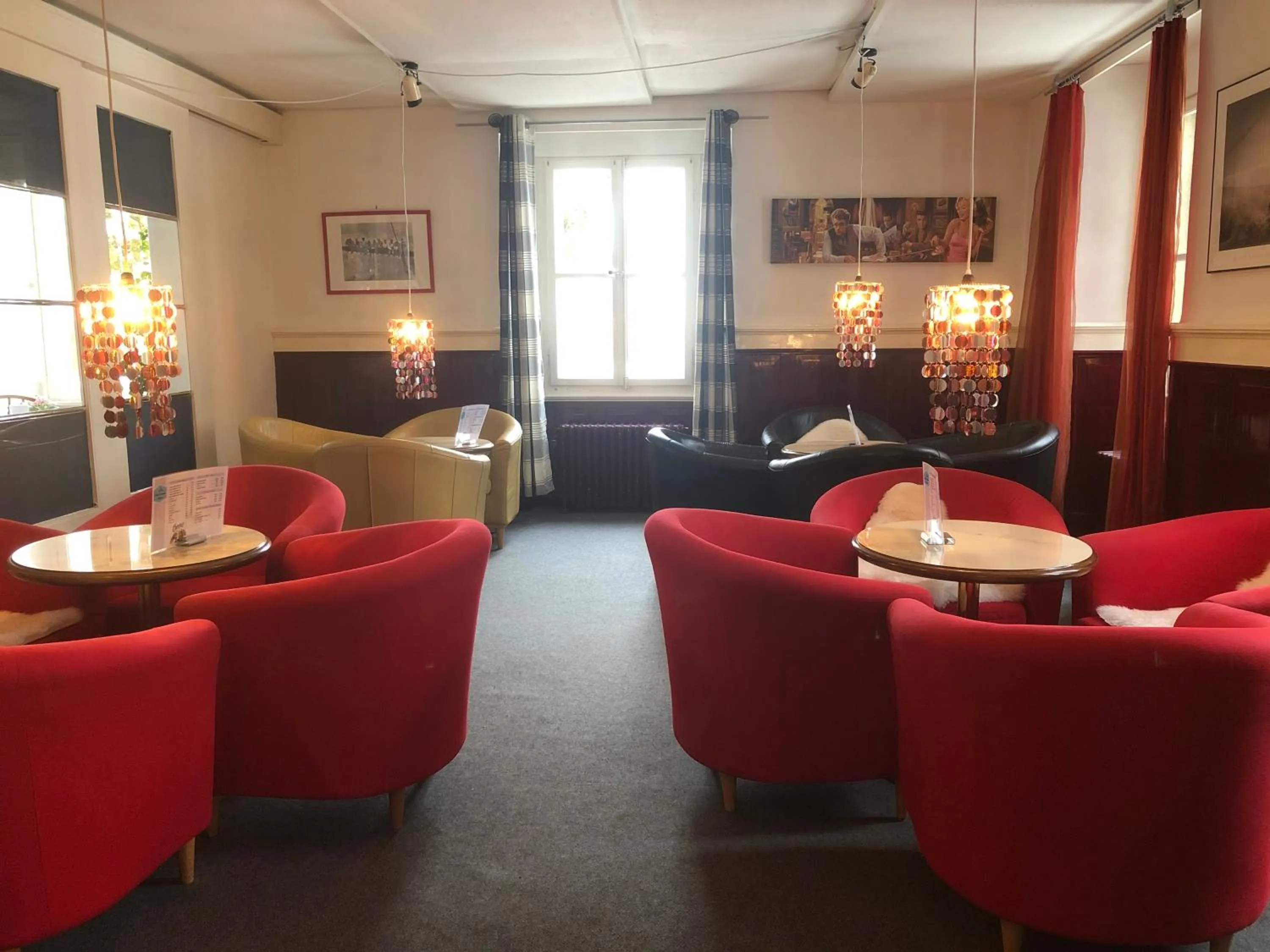 Lounge or bar in Guest Rooms with a great view at Residence Brunner