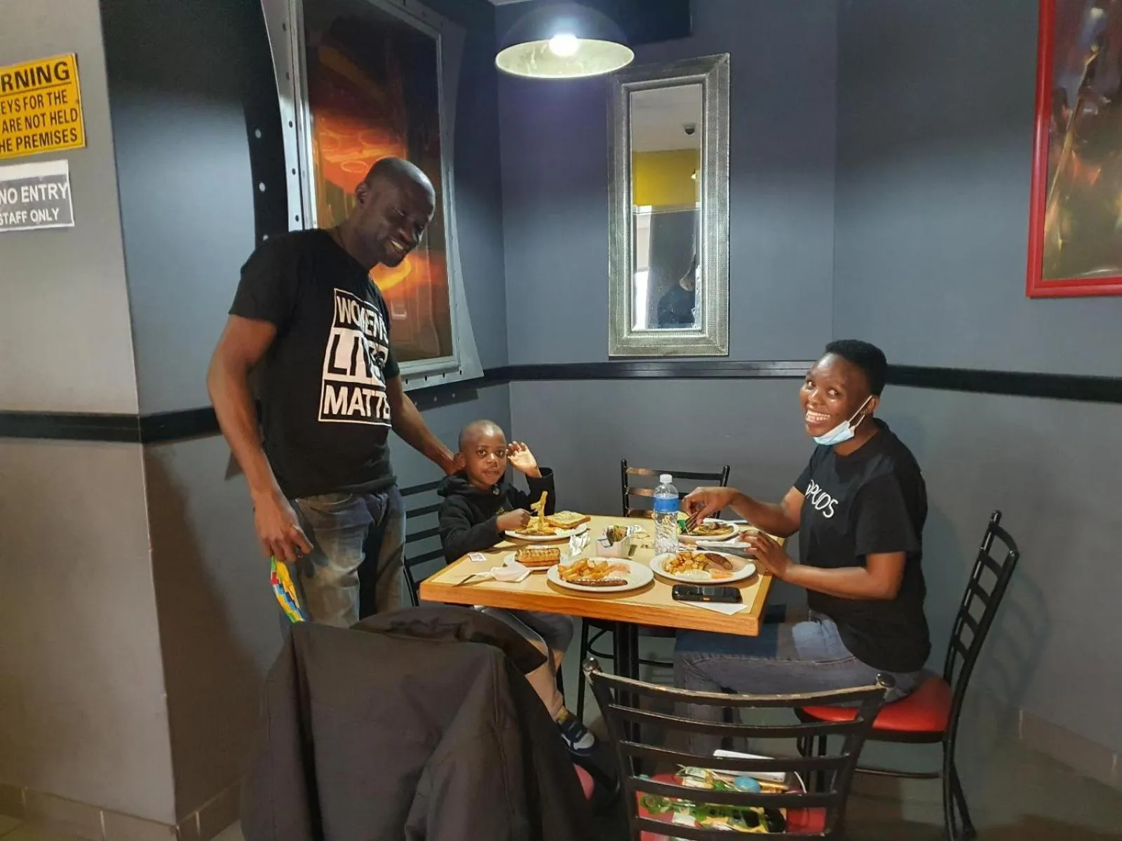Dining area in Riviera Hotel Durban